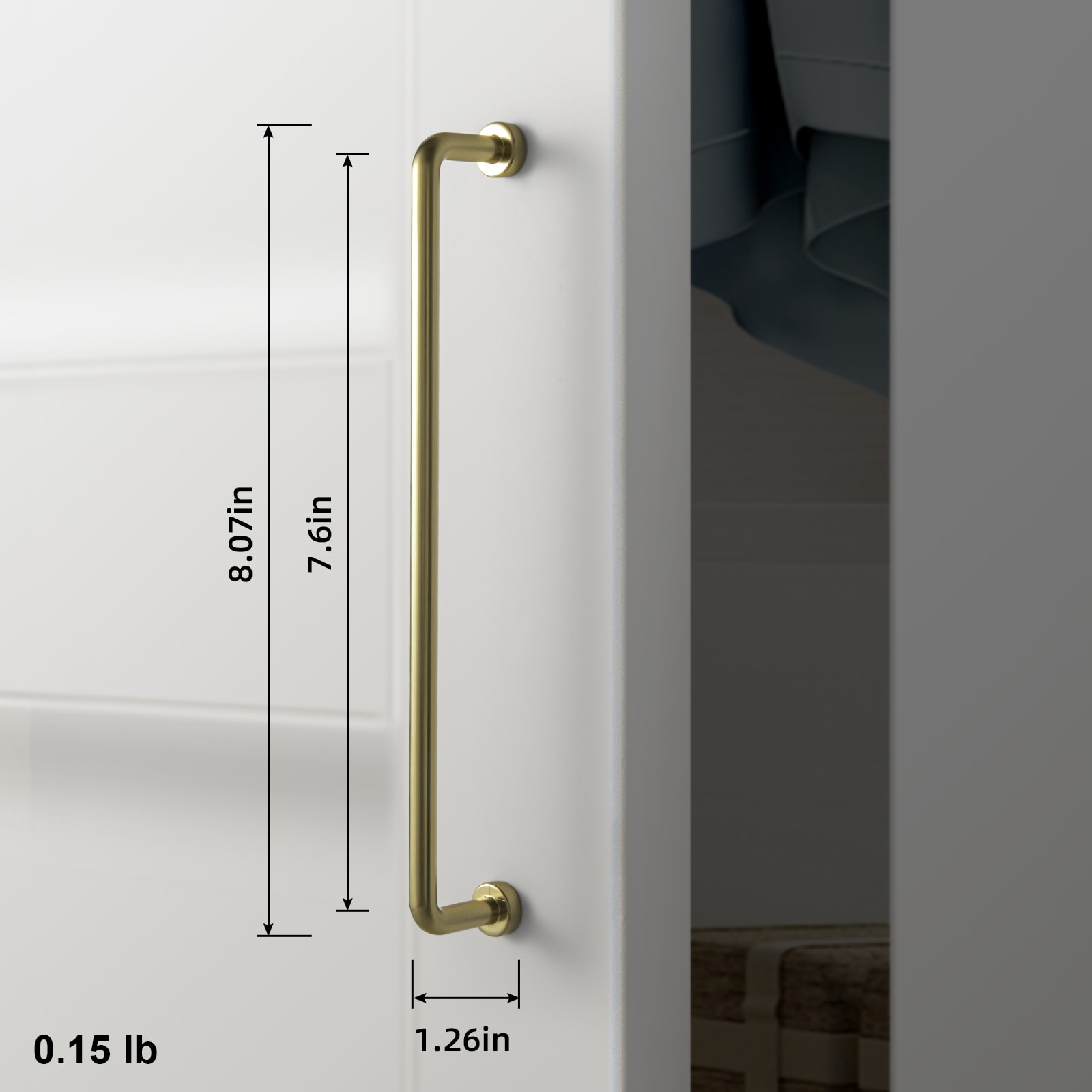 Miaokesen 1827LSJ-192 Cabinet-Pulls - View #2