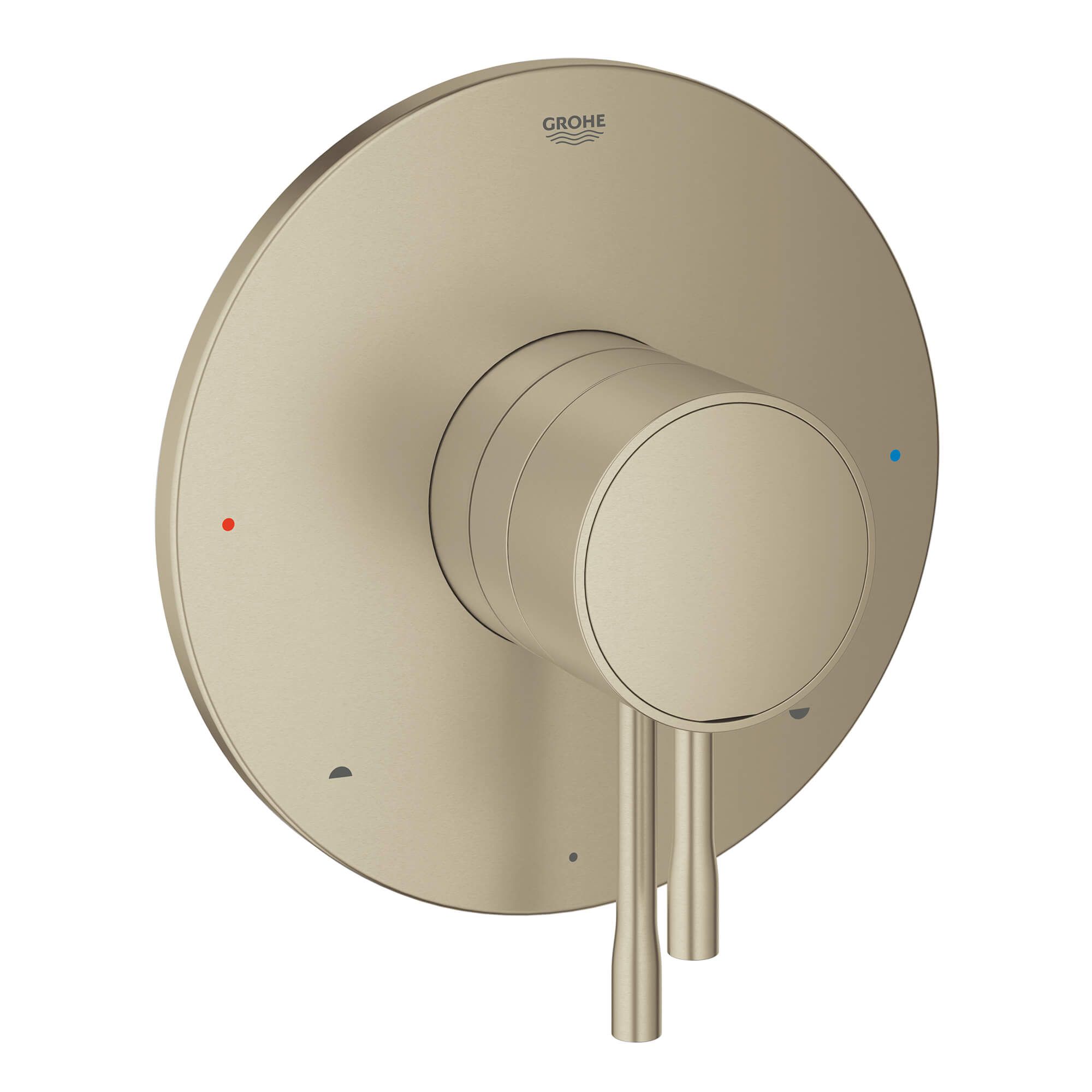 GROHE Brushed Nickel Lever Shower Handle