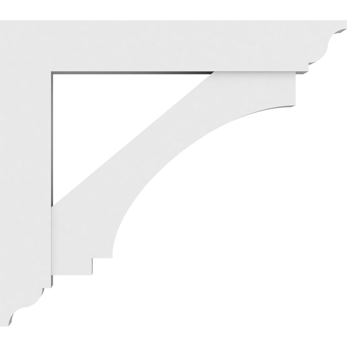 Ekena Millwork BKTP05X30X30IMP01 Exterior-Brackets-Braces - View #3