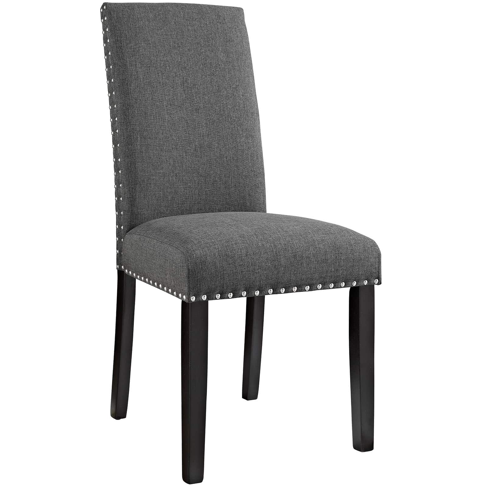  Parcel Dining Upholstered Fabric Side Chair in Gray