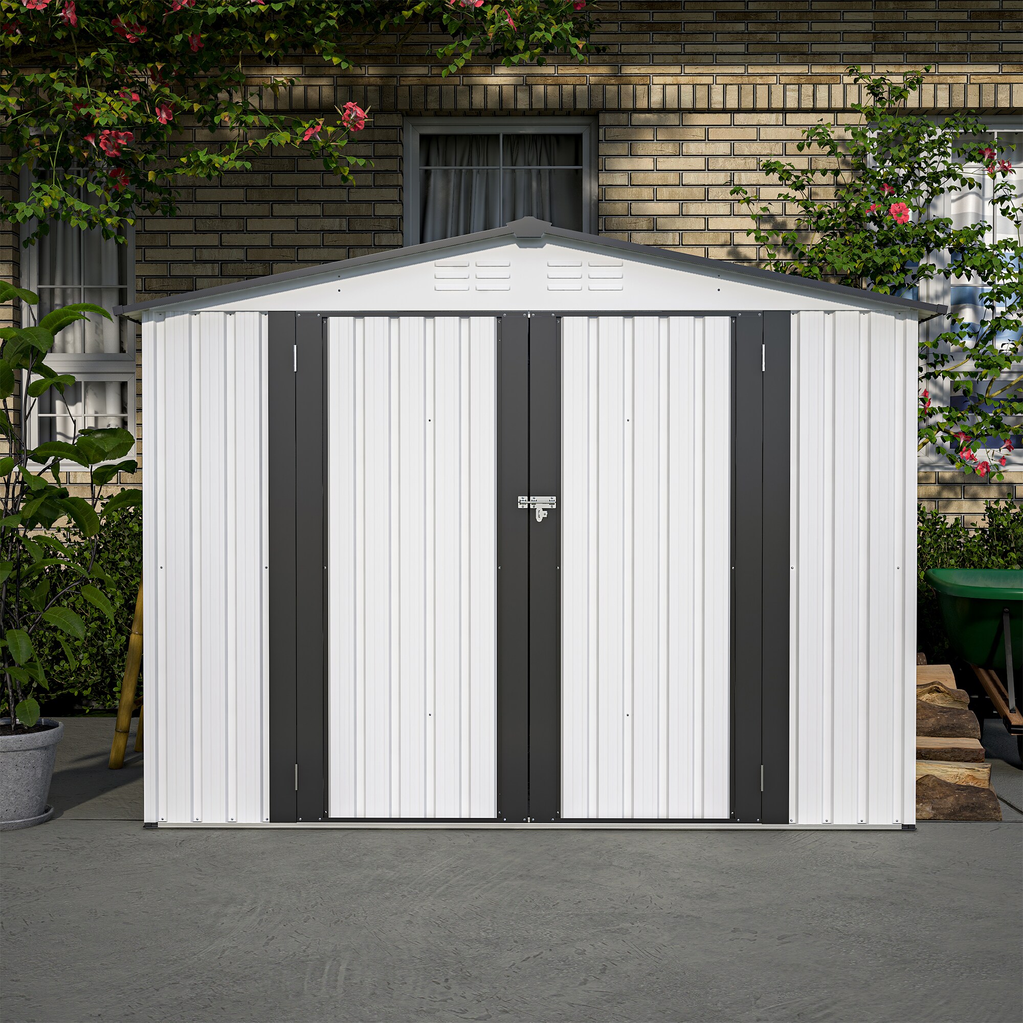 Xspracer ML-TH543WP Metal-Storage-Buildings-Sheds - View #11