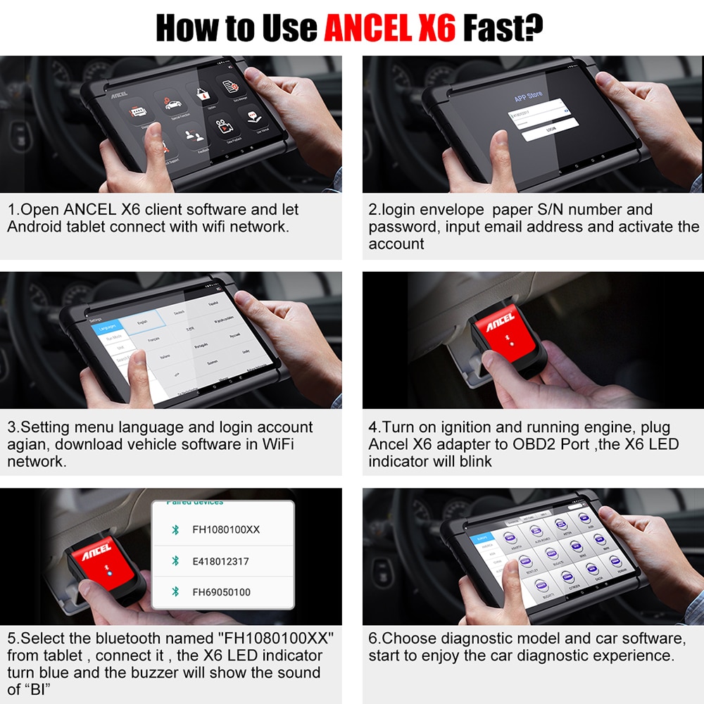 ANCEL X6 Auto-Diagnostic-Testing-Tools - View #9