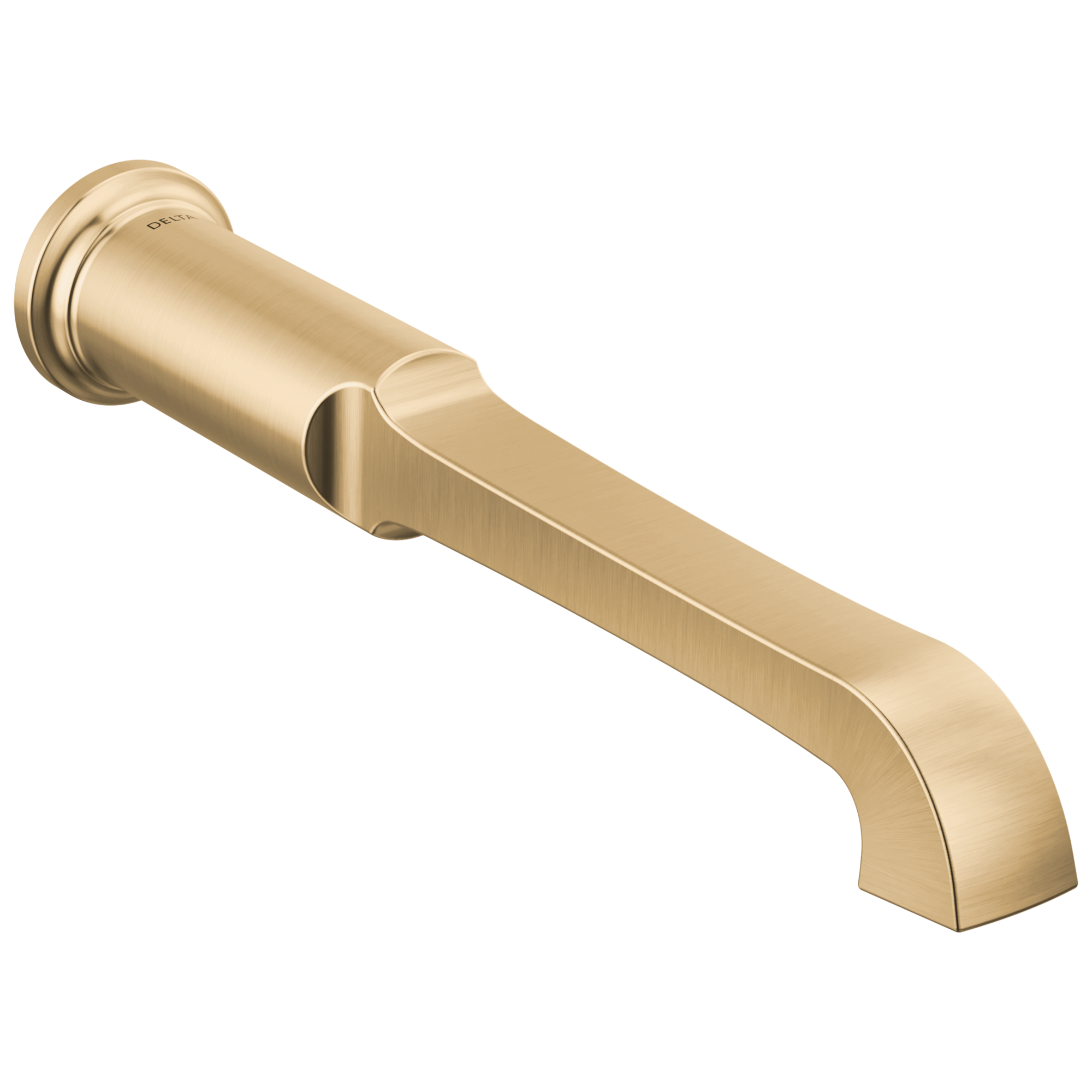 Delta Tetra Lumicoat Champagne Bronze Wall-mount Low-arc Bathtub Faucet in  the Bathtub Faucets department at