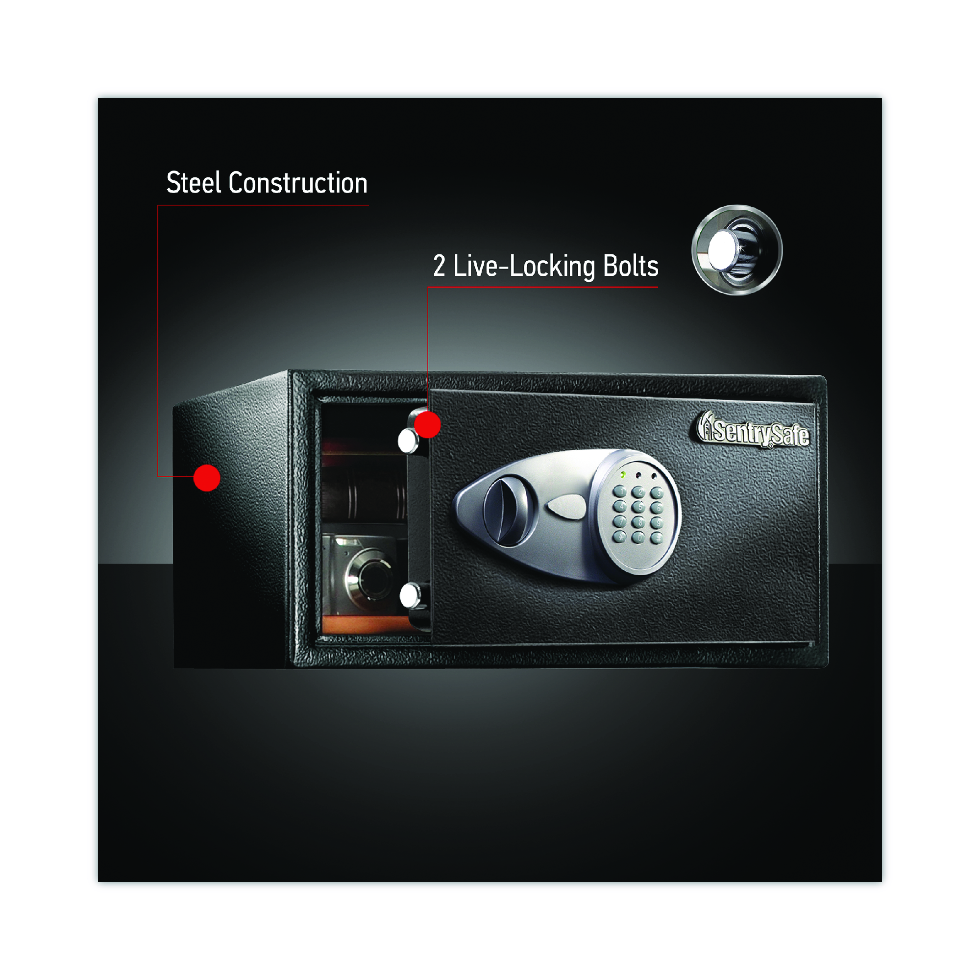 SentrySafe SENX105 Floor-Wall-Safes - View #4