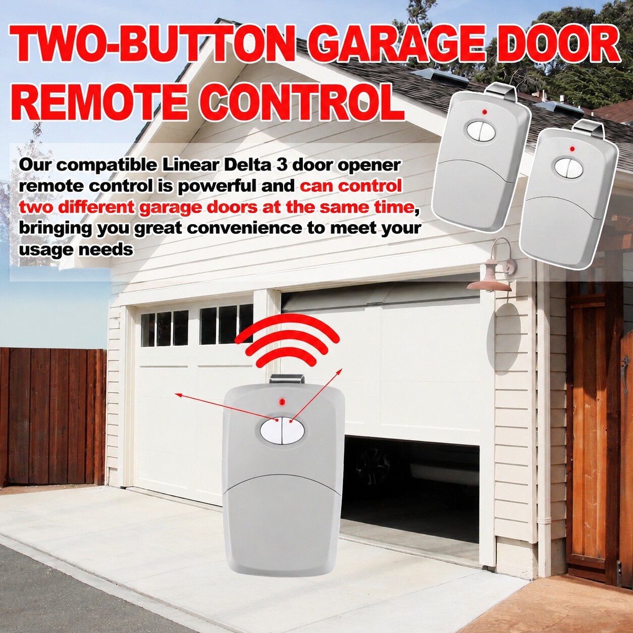 Aoibox LABJO387 Garage-Door-Opener-Remotes - View #3