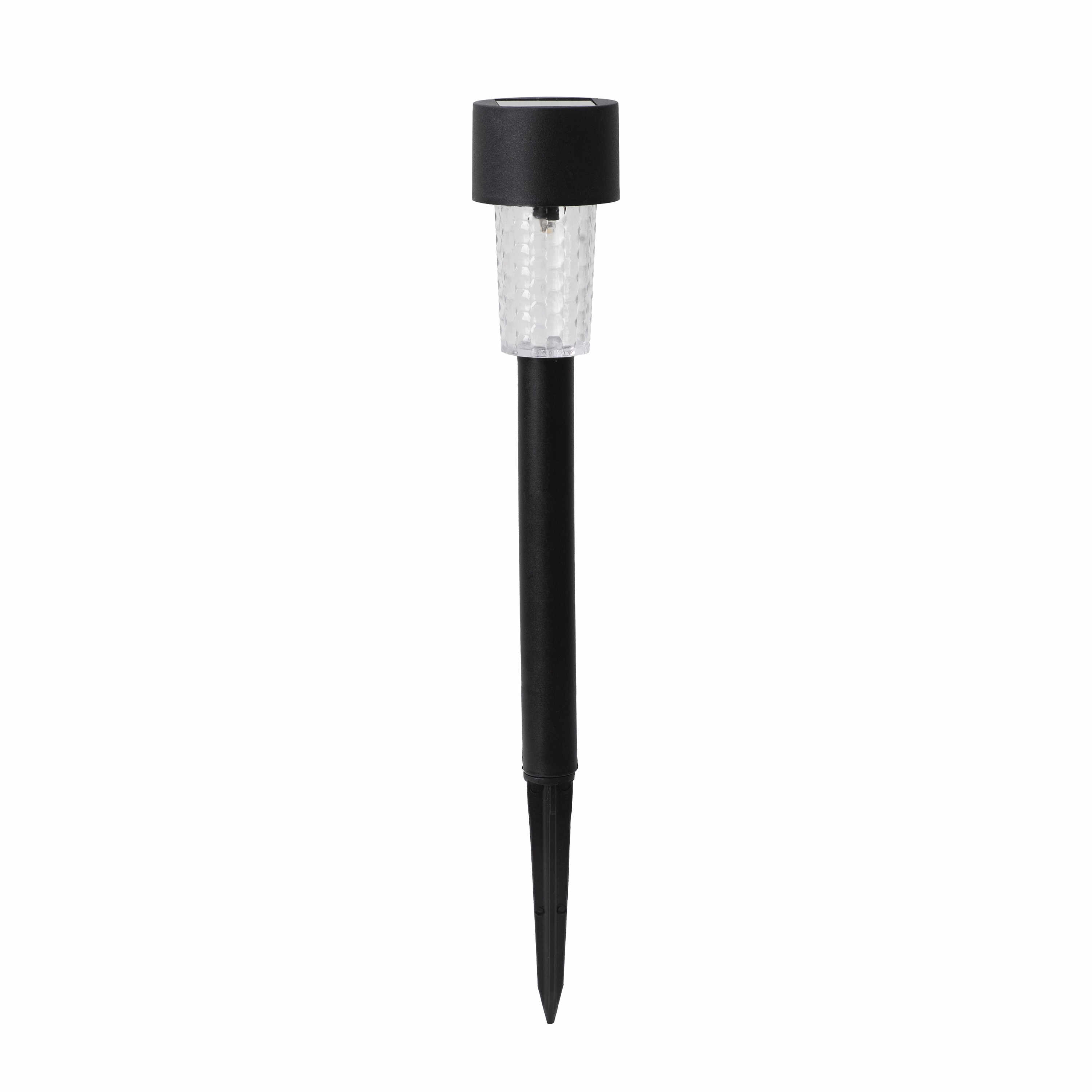 Lowe's Essentials V 2 -Lumens Black Solar LED Outdoor Path Light ( 300-K )