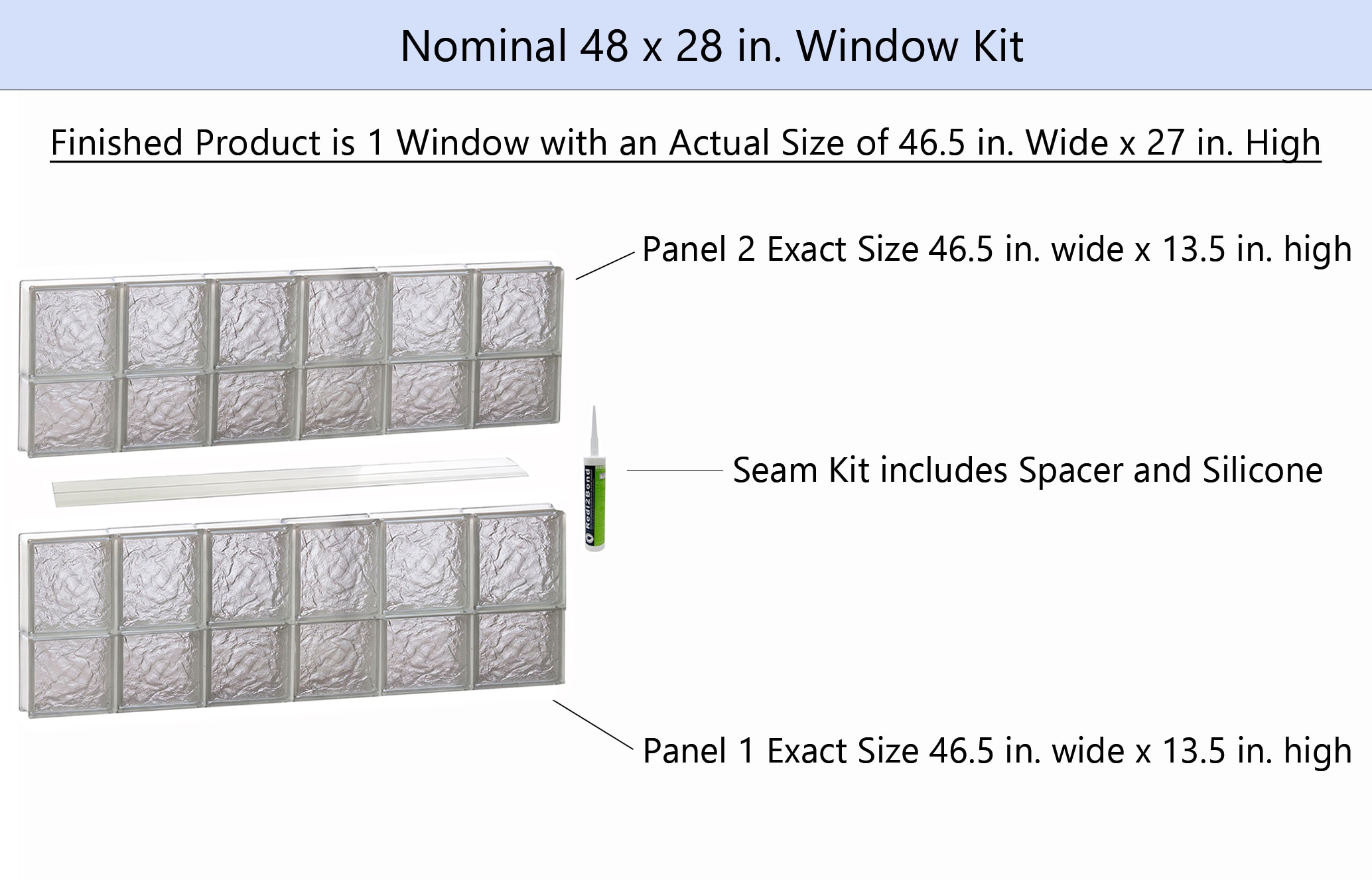 REDI2SET S4828IS Glass-Block-Windows - View #2