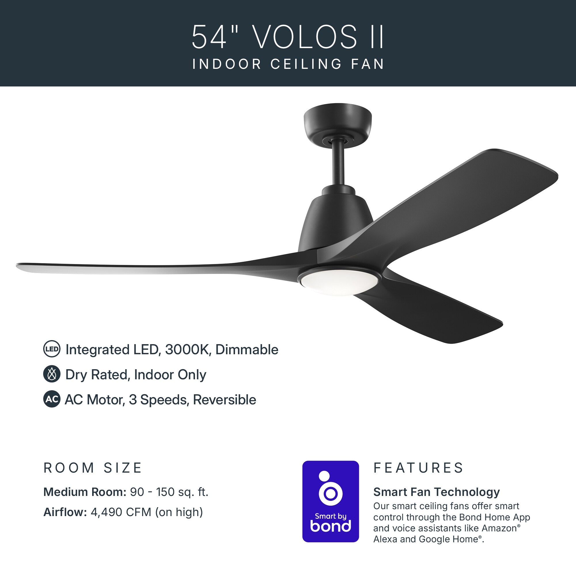 Kichler 300054-BK Ceiling-Fans - View #4