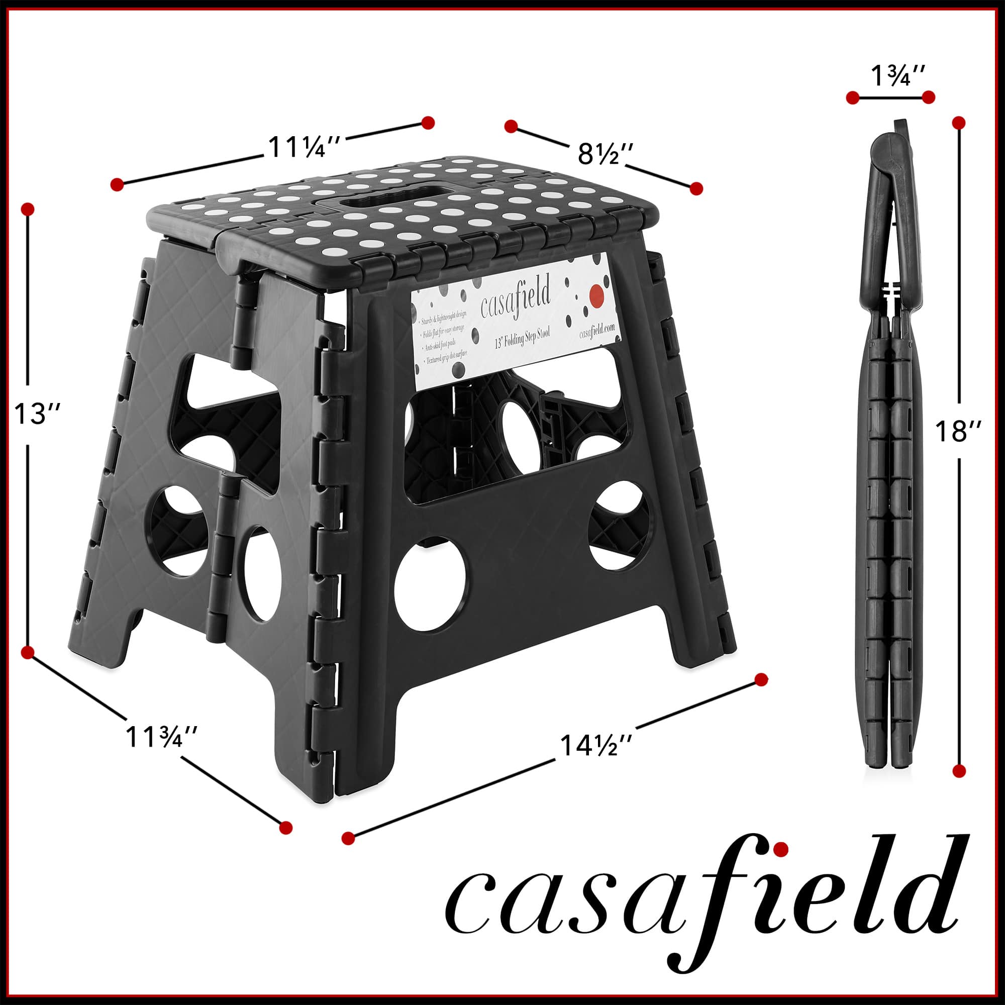 Casafield HOM-LAD-13FBR-BLK step - View #3