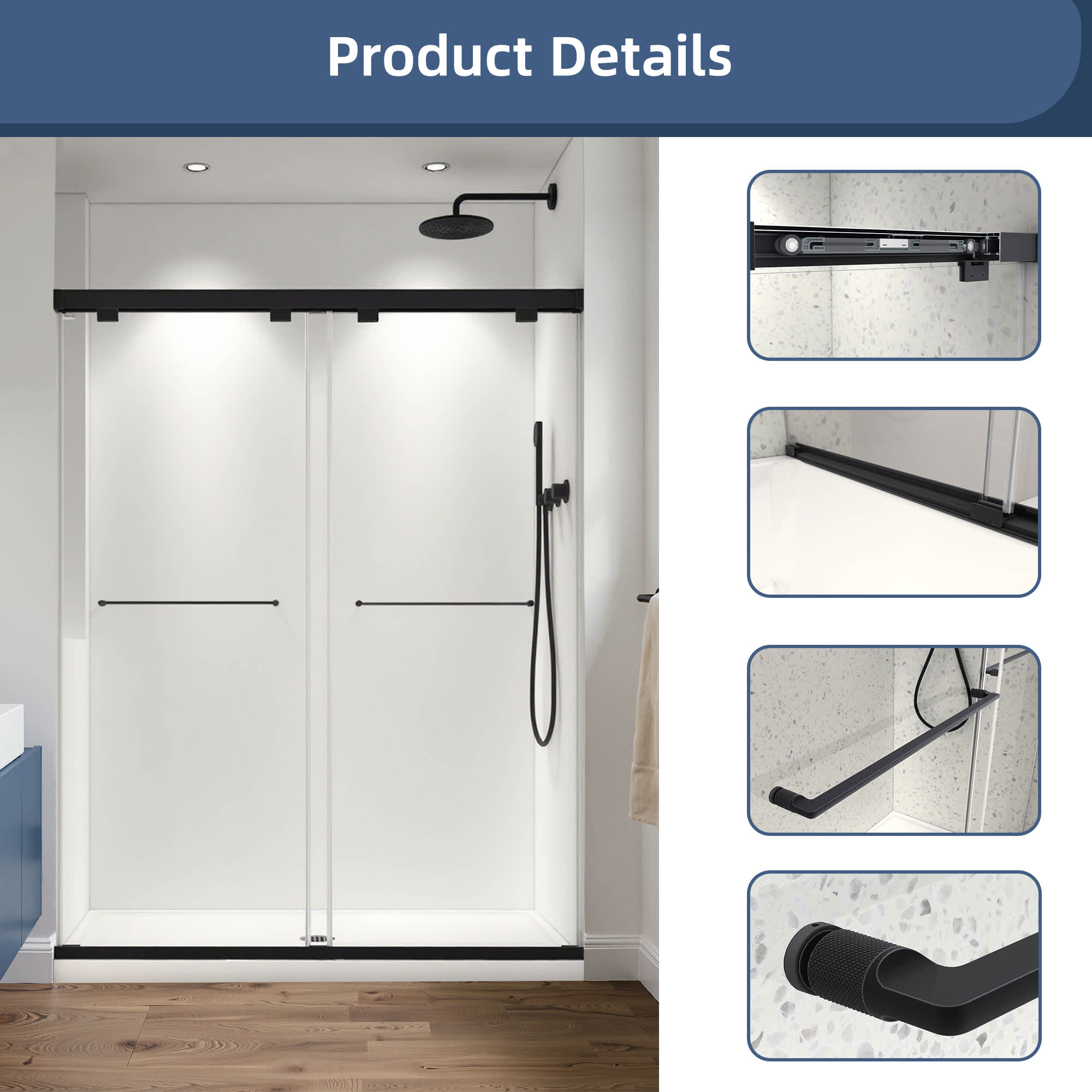 Misty Moon LW0406-CLN-LYM-8 Shower-Doors - View #5