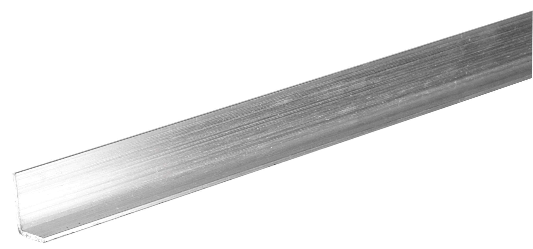 Hillman 11374 3/4-in W x 1/2-in H x 4-ft L Mill Finished Aluminum Offset Angle