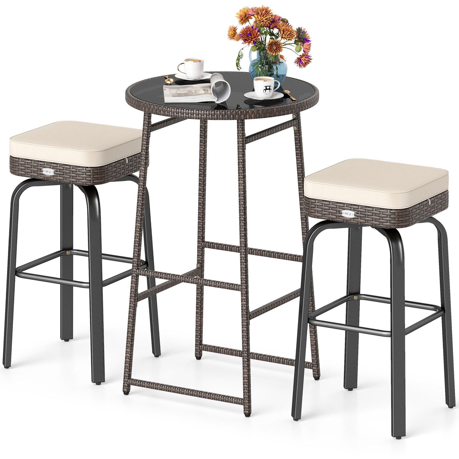 Forclover HYFE-10352CF Patio-Dining-Sets - View #10