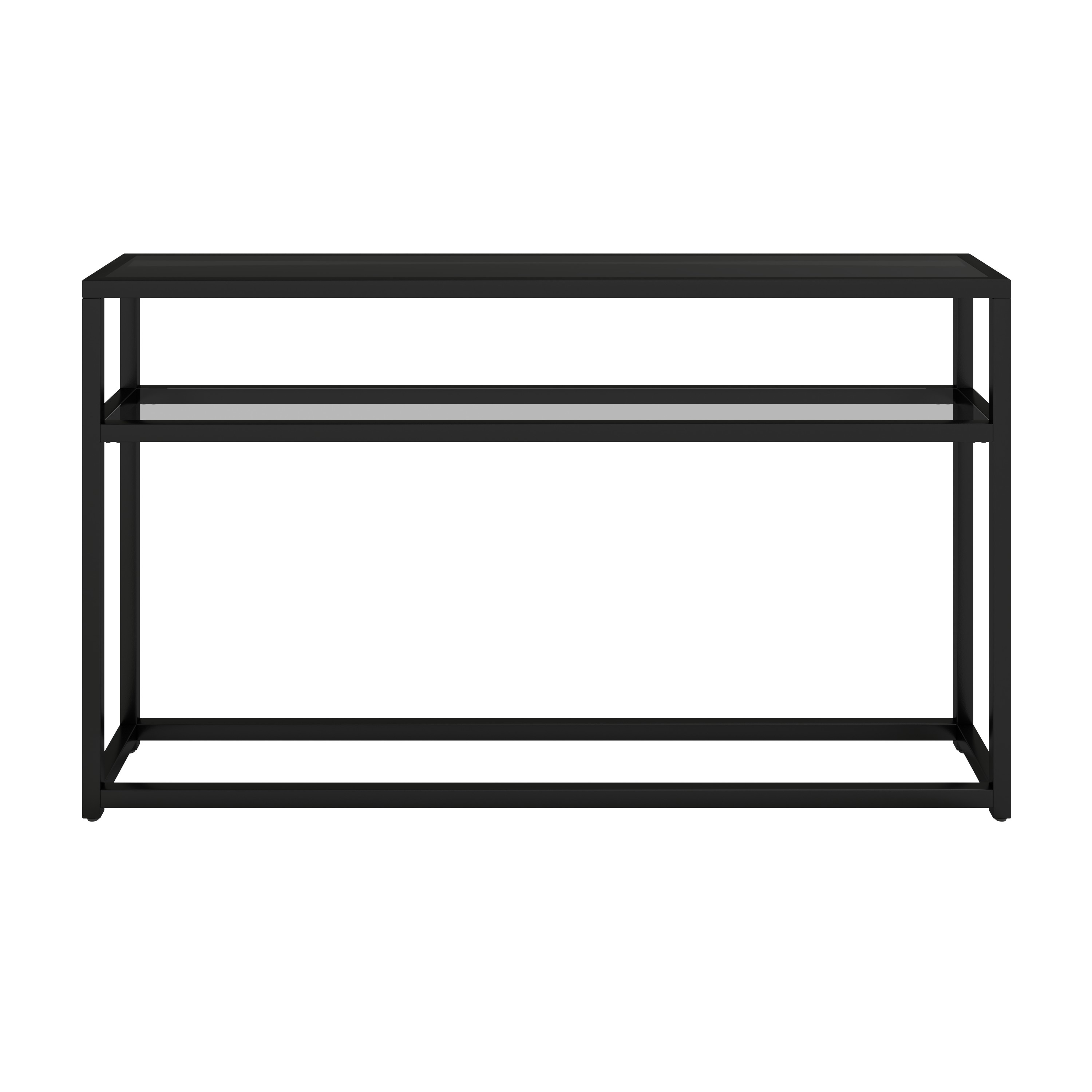 Baldrick Scandinavian Matte Black Console Table | - Holly & Martin CK7683