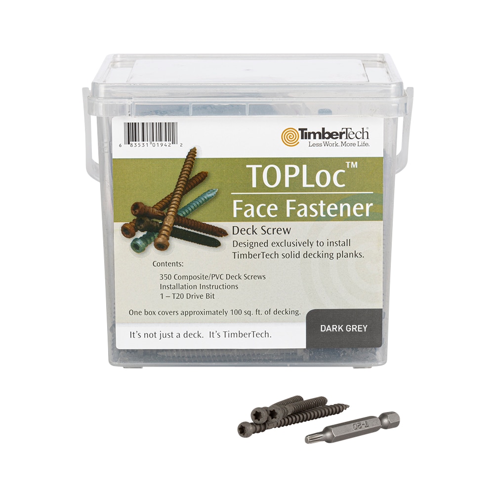 TimberTech TLOC350DG #8 x 2-1/2-in Composite Deck Screws ( 350 -Per Box )