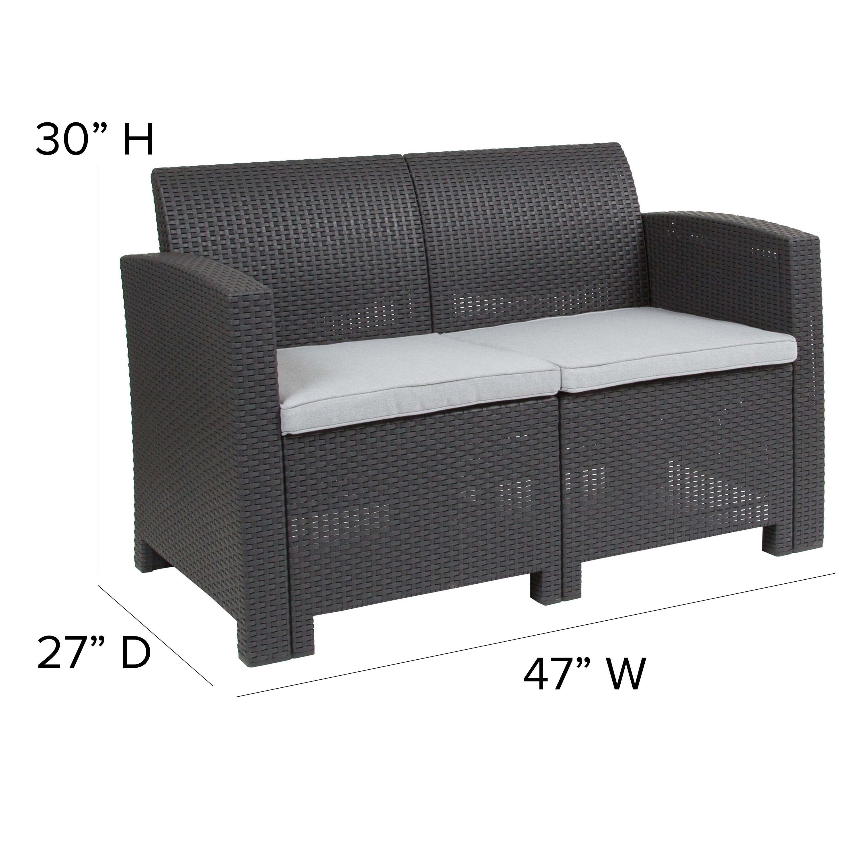 Merrick Lane 840196332055 Patio-Sofas-Daybeds - View #7