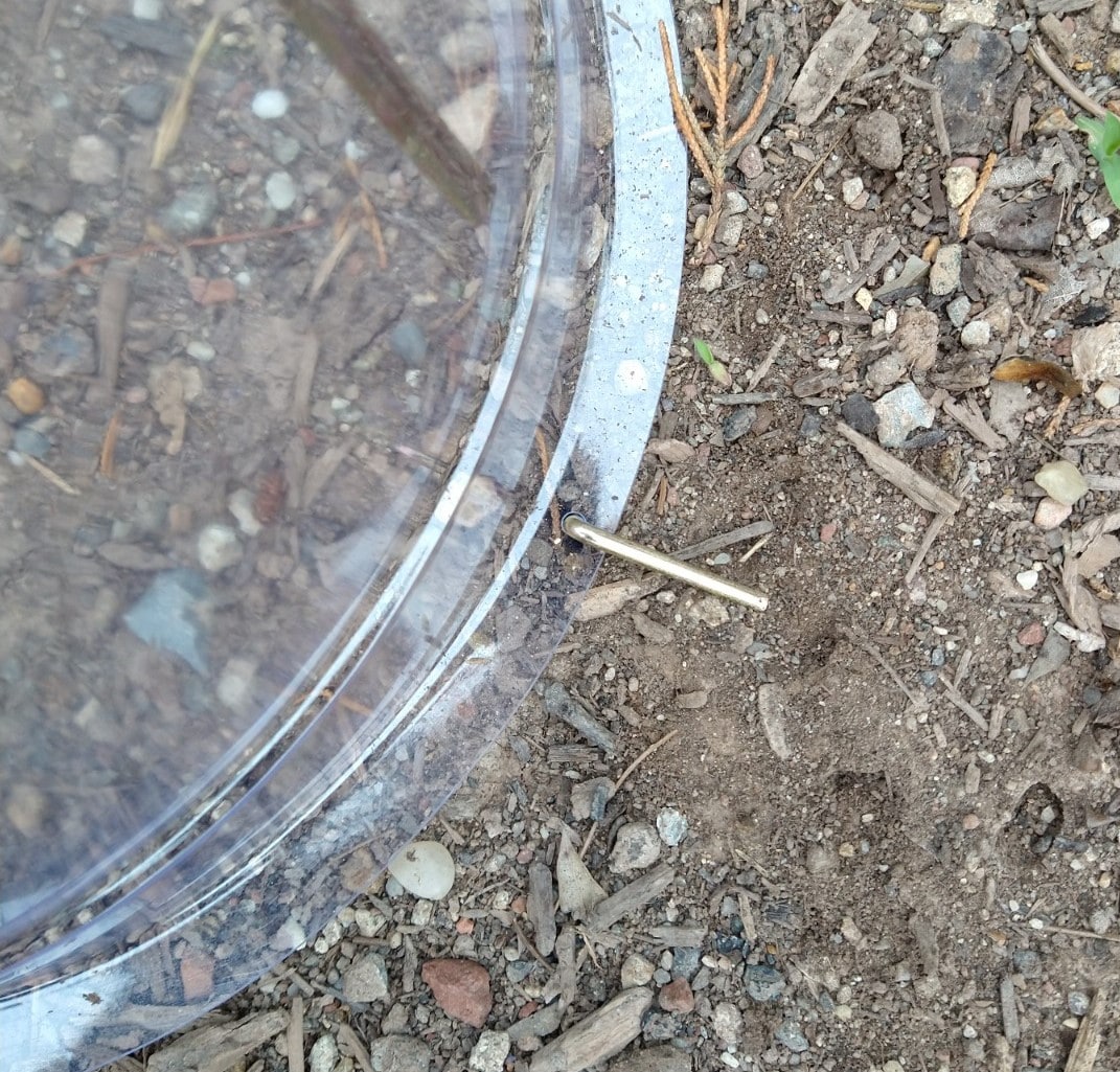 Clear PVC Mini Greenhouse Dome Kit with Metal Stakes