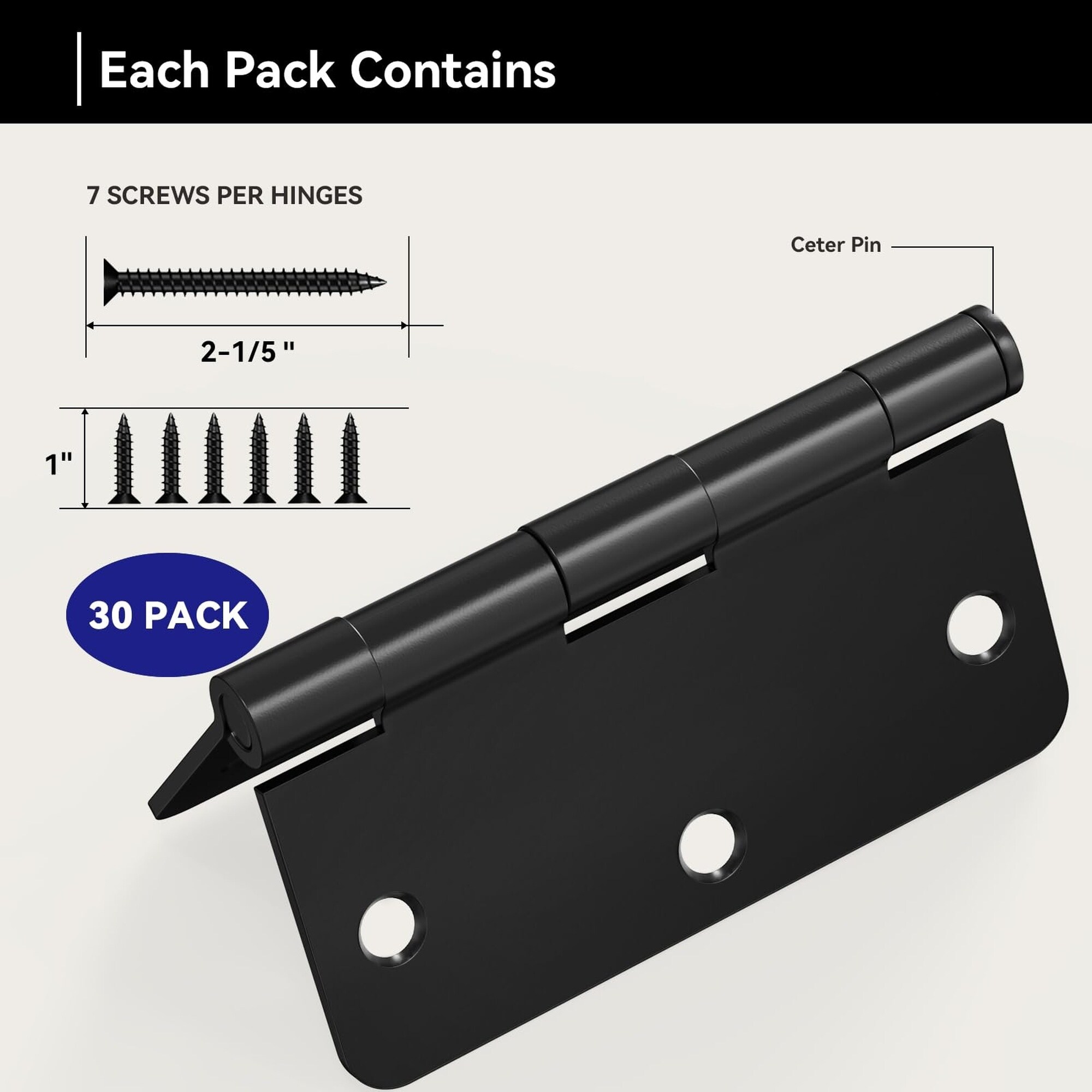 Numhew NHWILL93161 Entry-Door-Hinges - View #2