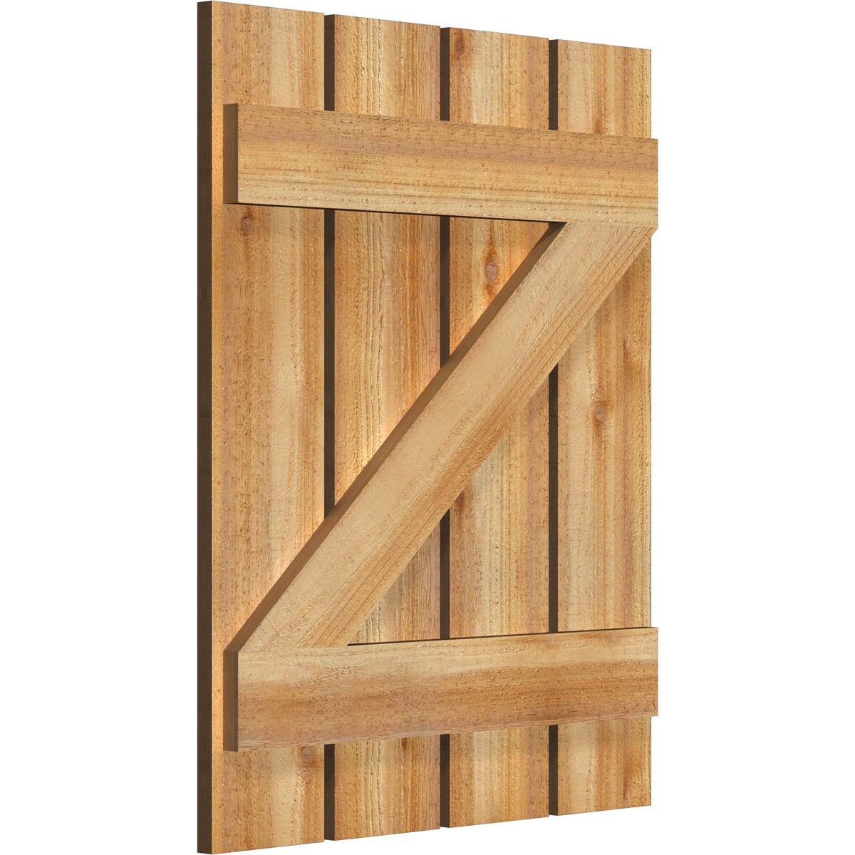 Ekena Millwork RBS06Z23X029RWR Exterior-Shutters - View #2