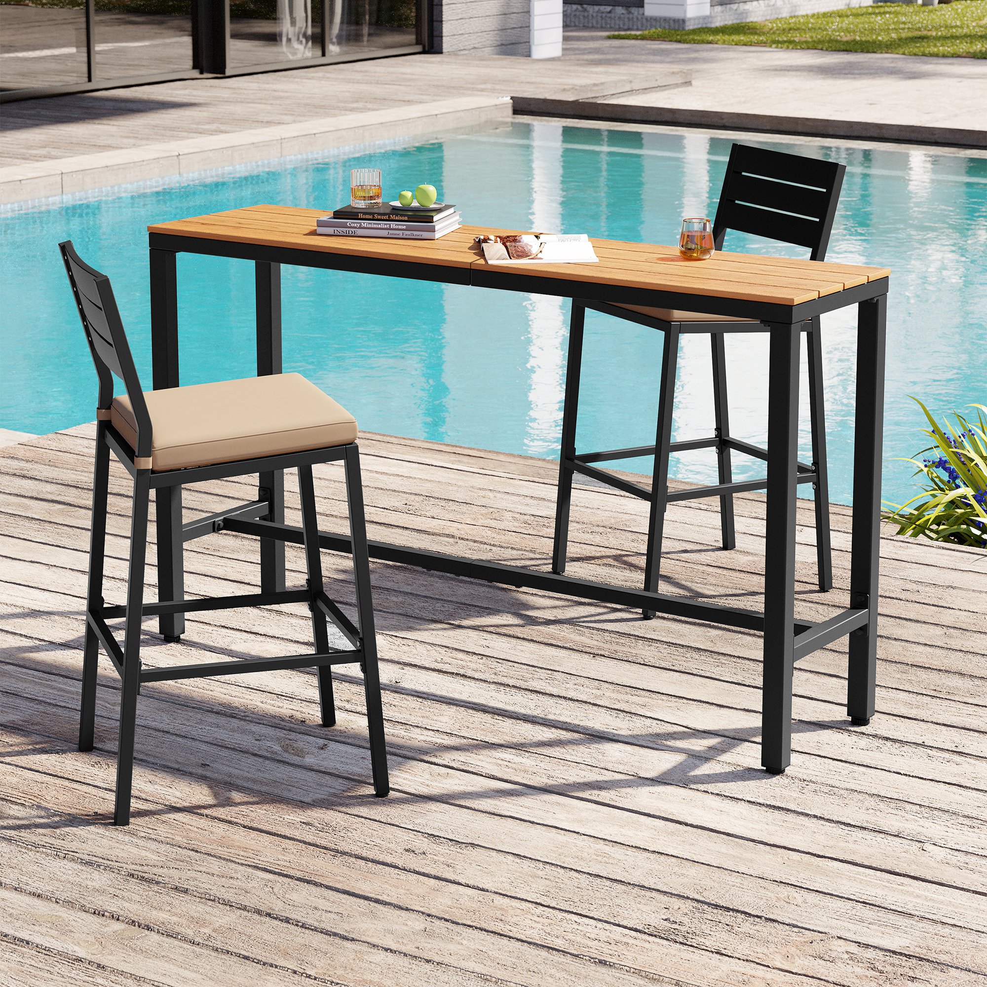 Crestlive Products CL-TB034BRN160 Patio-Tables - View #9