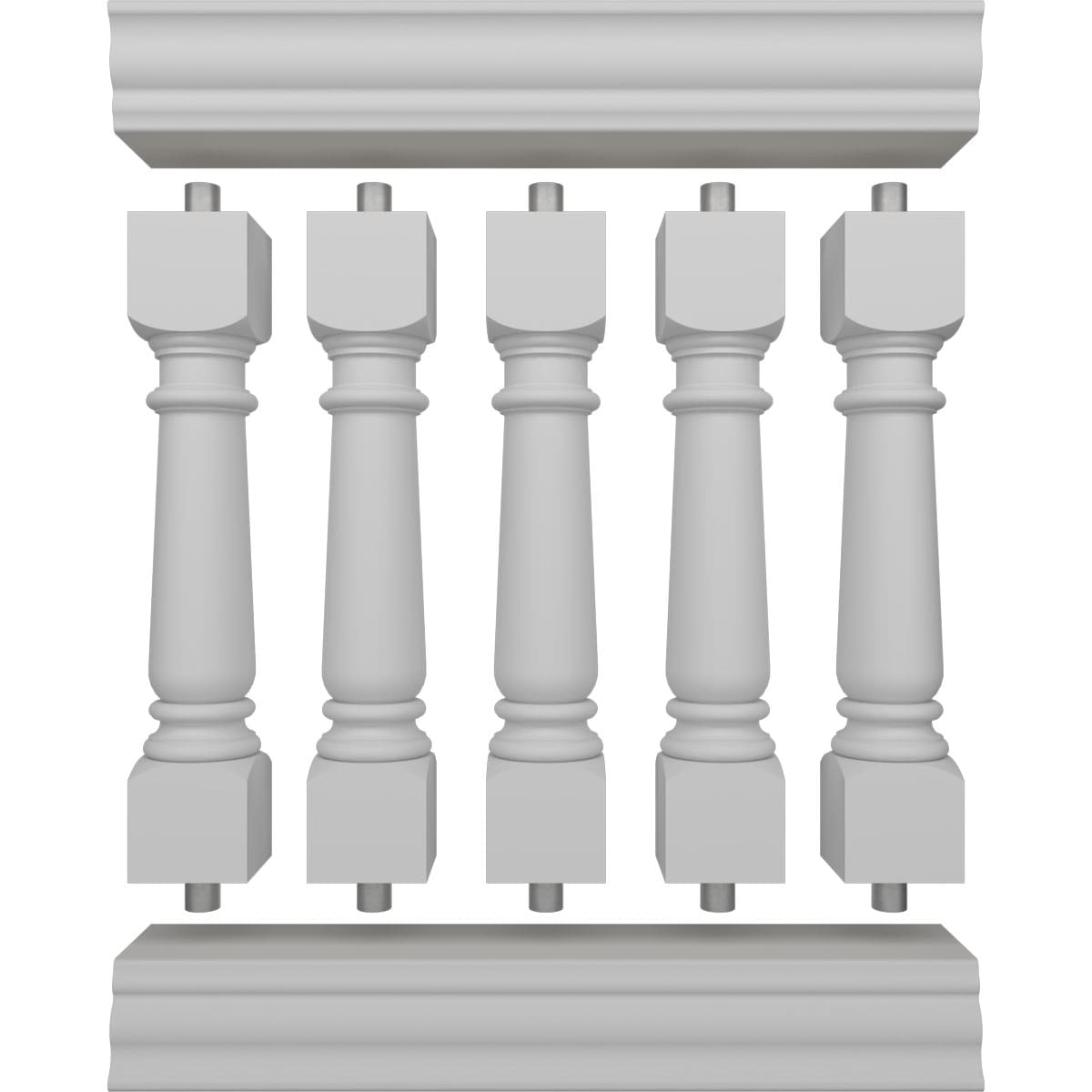 Ekena Millwork BALK42X036WEA railings - View #5