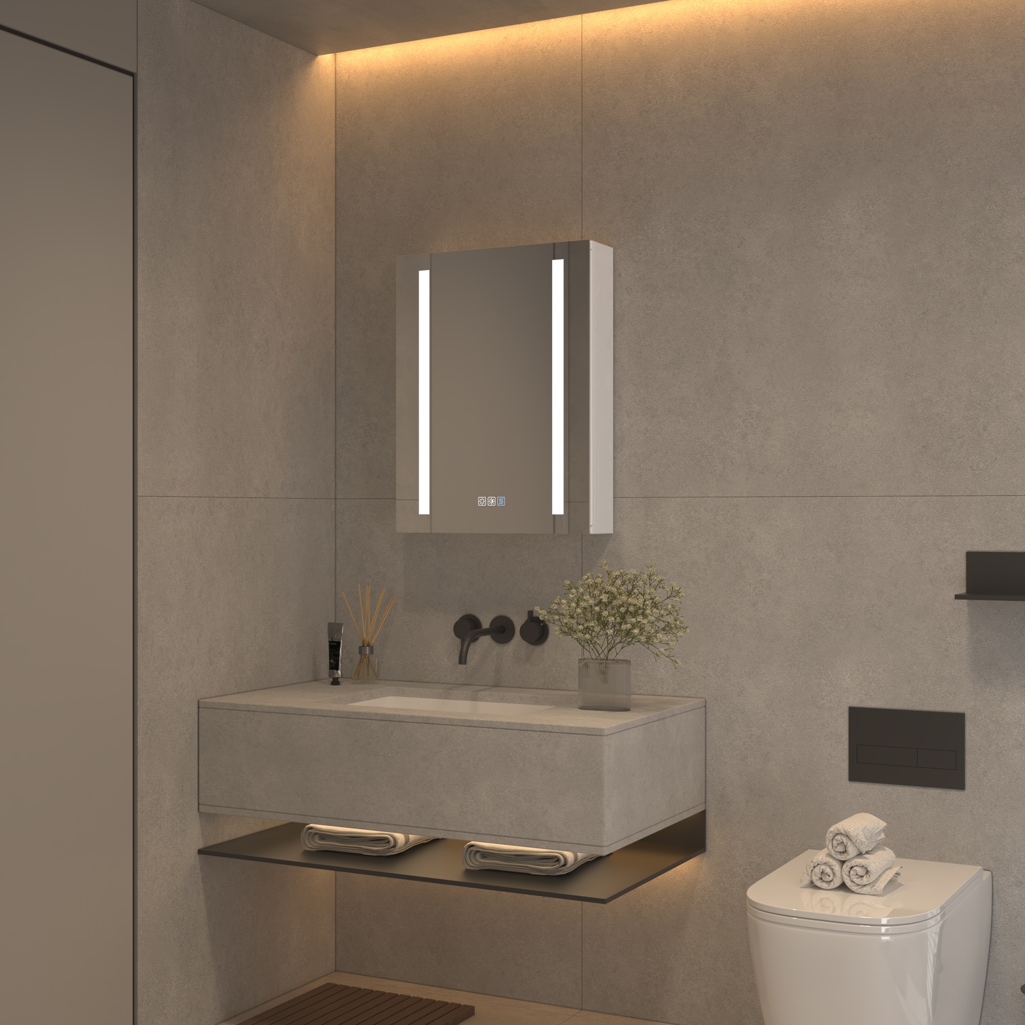 WELLFOR EX-2026L3 Bathroom-Medicine-Cabinets - View #9