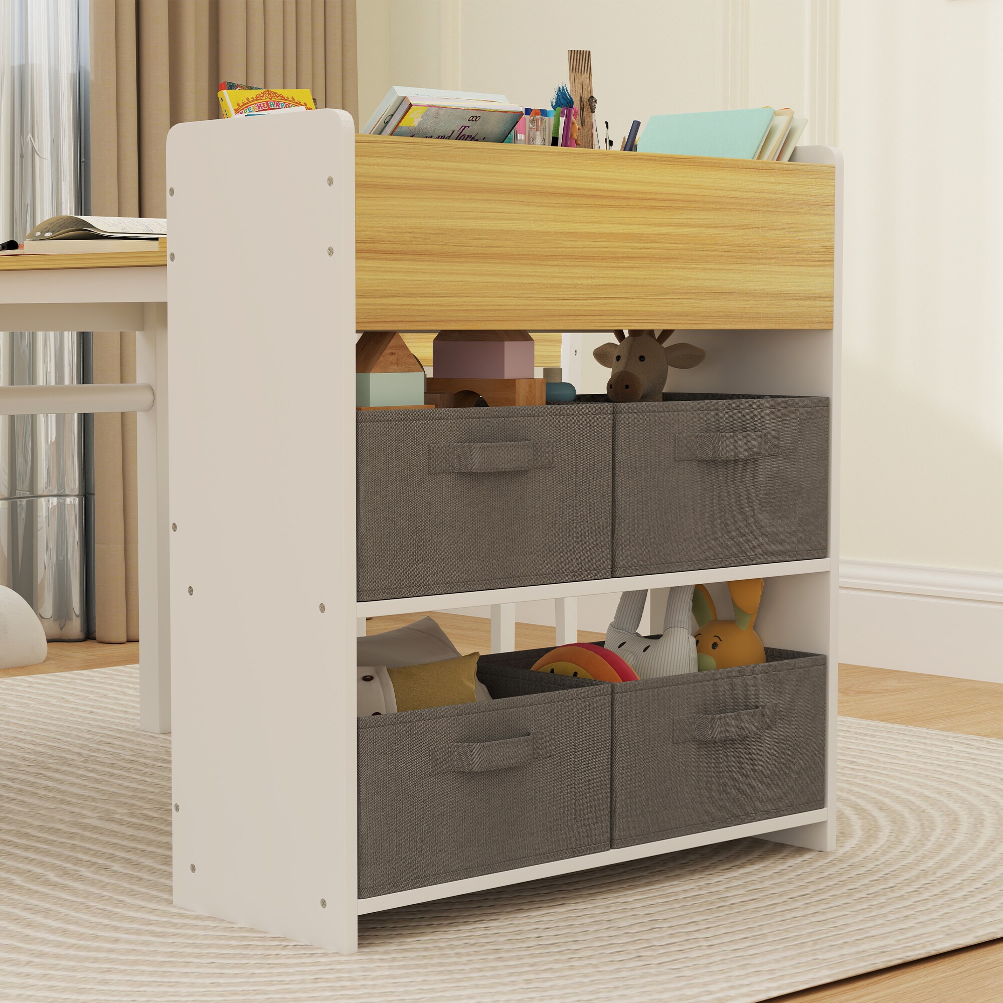 Qaba 312-138V80ND Kids-Play-Tables - View #4