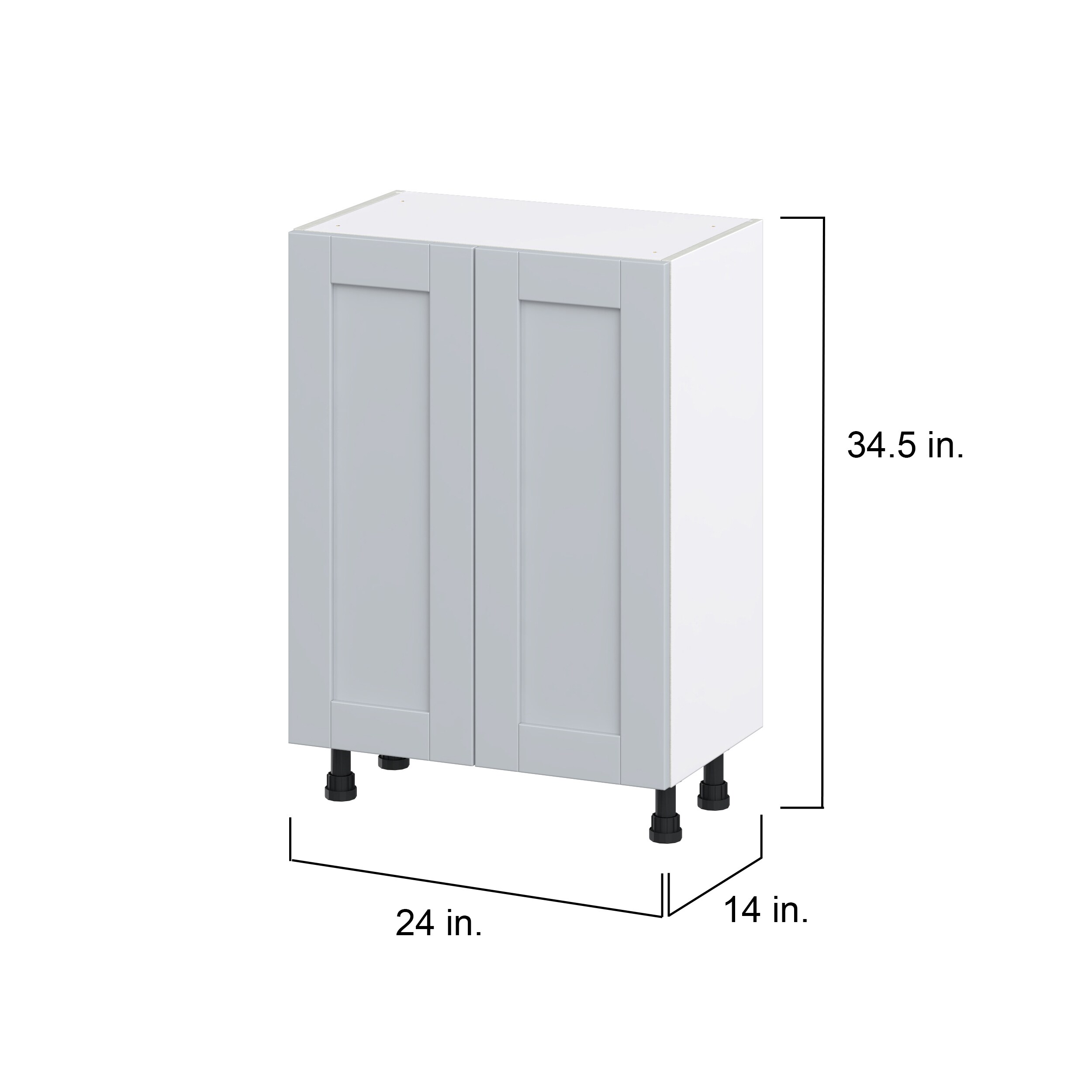 Hugo&Borg DSB2414-2FH-CH Cabinets-Kitchen - View #4