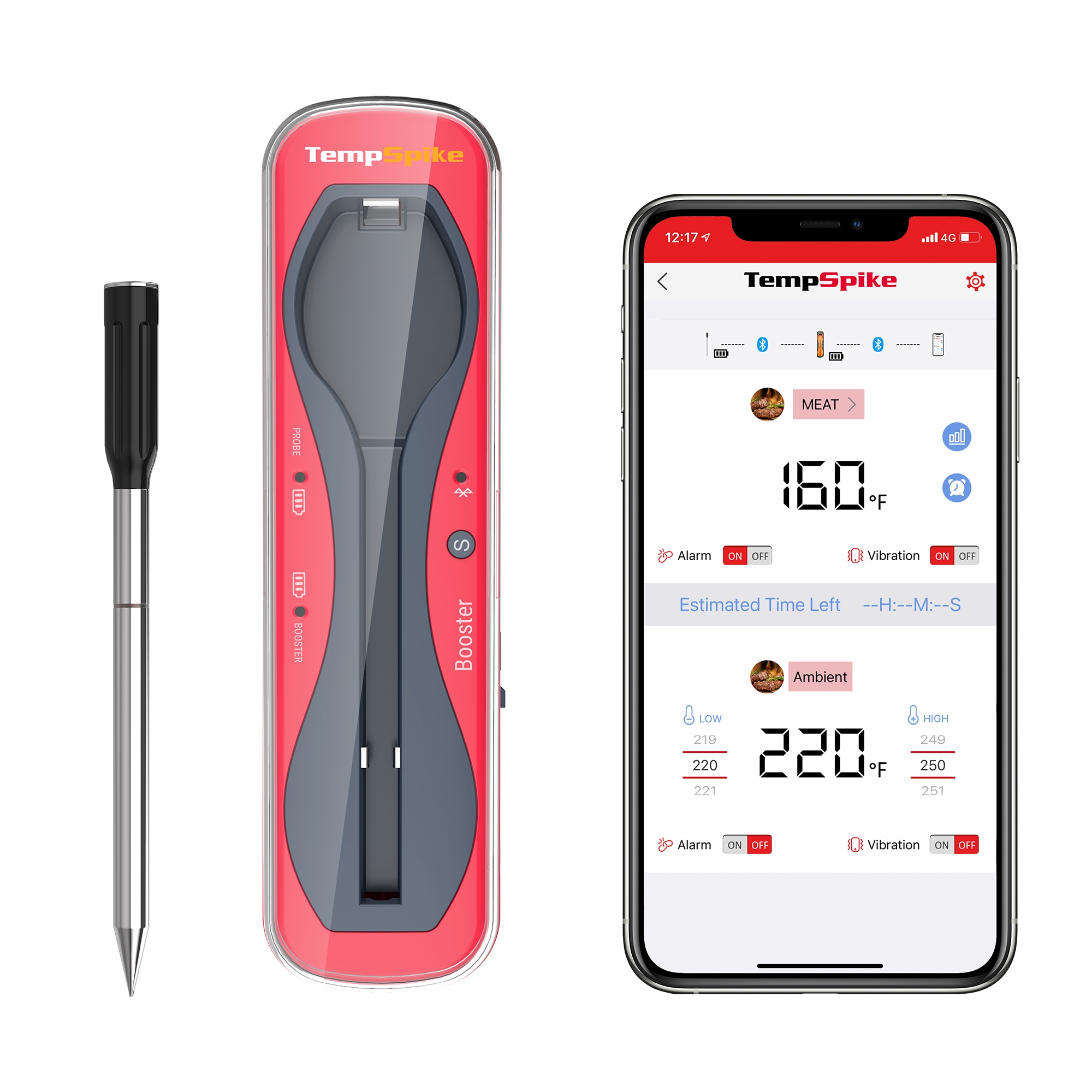 ThermoPro Tempspike Digital Leave-in Bluetooth Compatibility Meat  Thermometer in the Meat Thermometers department at