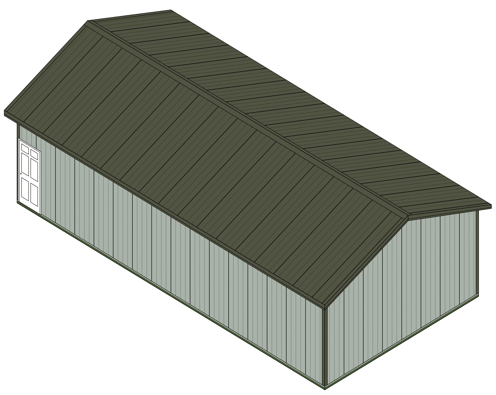 MASTER Building Components BKL24481035 Pole-Barn-Kits - View #2