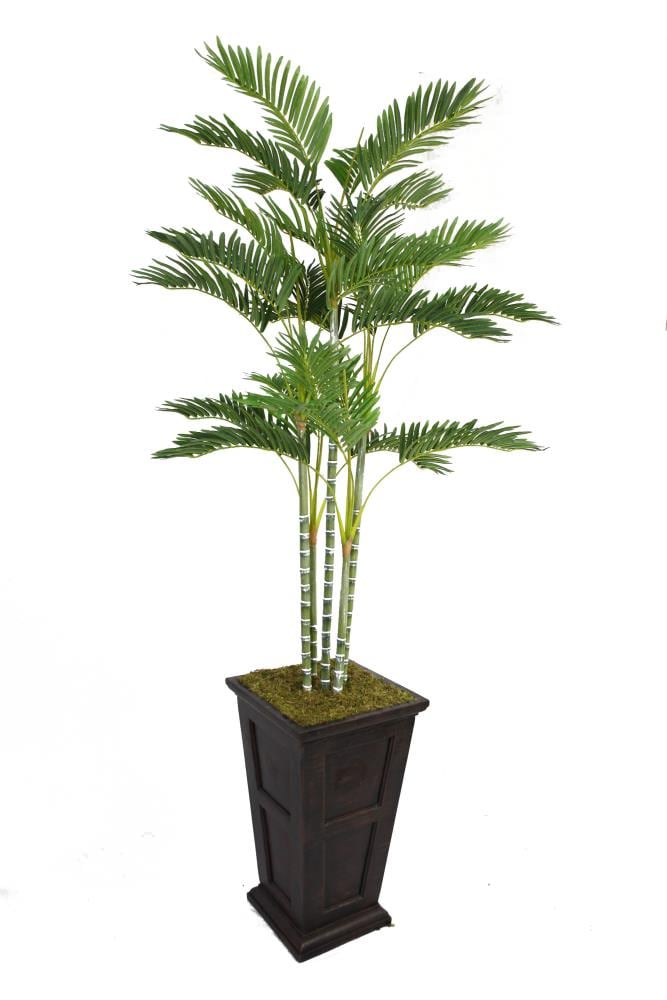 Vintage Home 87-in Black/Bronze Palm Artificial Tree at Lowes.com