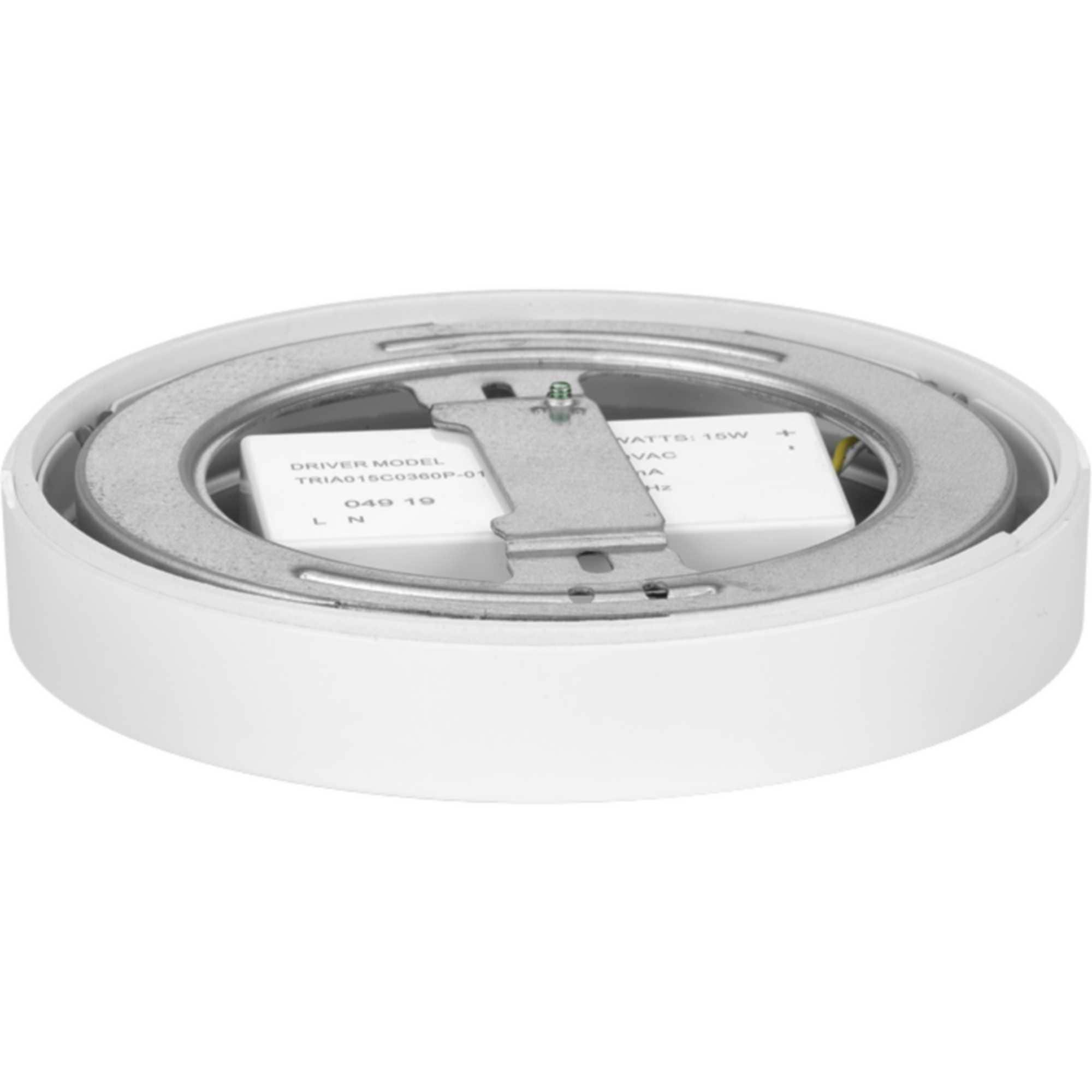 Progress Lighting Everlume 1-Light White LED Flush Mount Light ENERGY ...