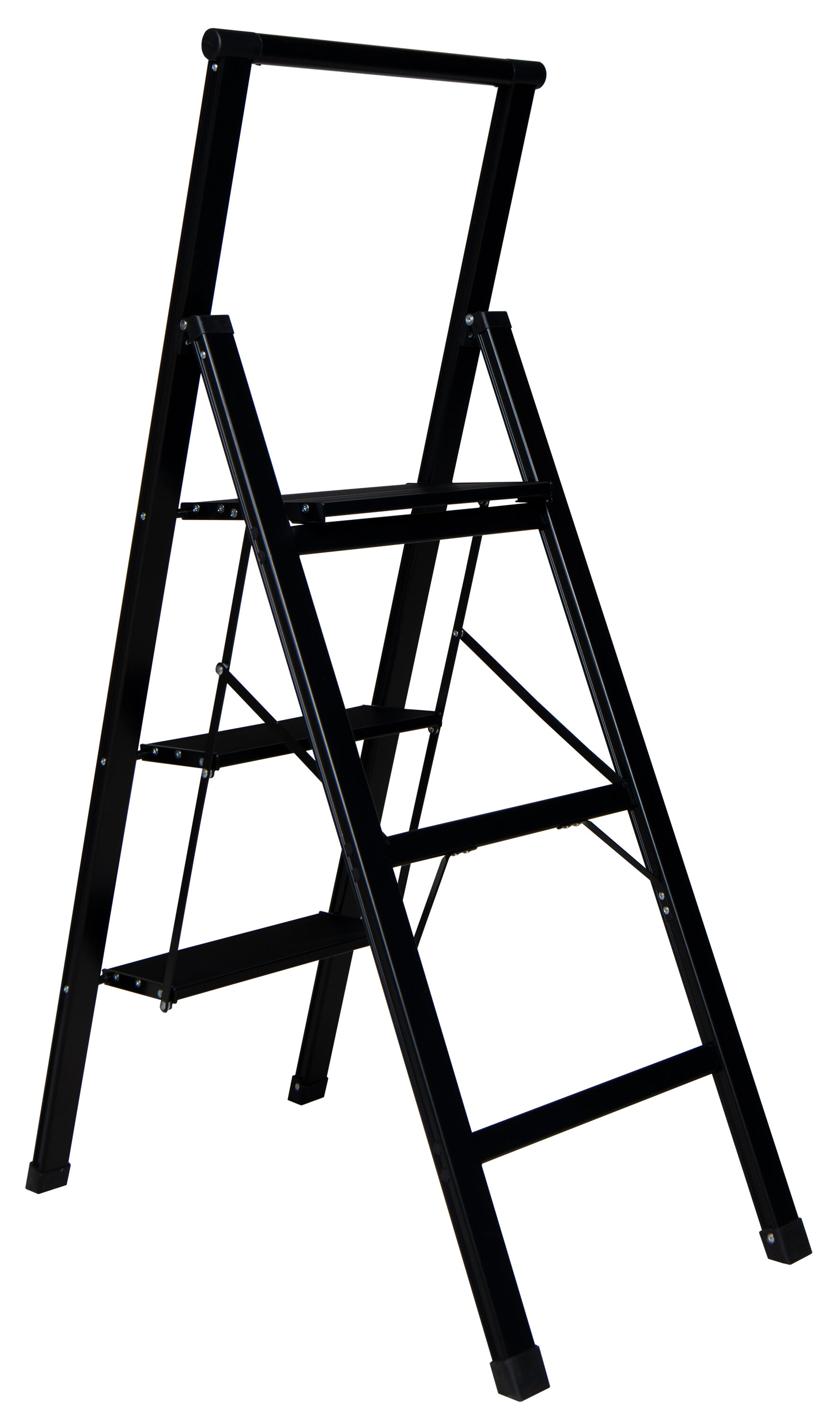 Xtend+Climb SLIMLINE 3-Step 250-lb Capacity Black Aluminum Foldable Step Stool 200-003MBK simolary.com 14 Xtend+Climb SLIMLINE 3-Step 250-lb Capacity Black Aluminum Foldable Step Stool 200-003MBK Simolary simolary.com 14