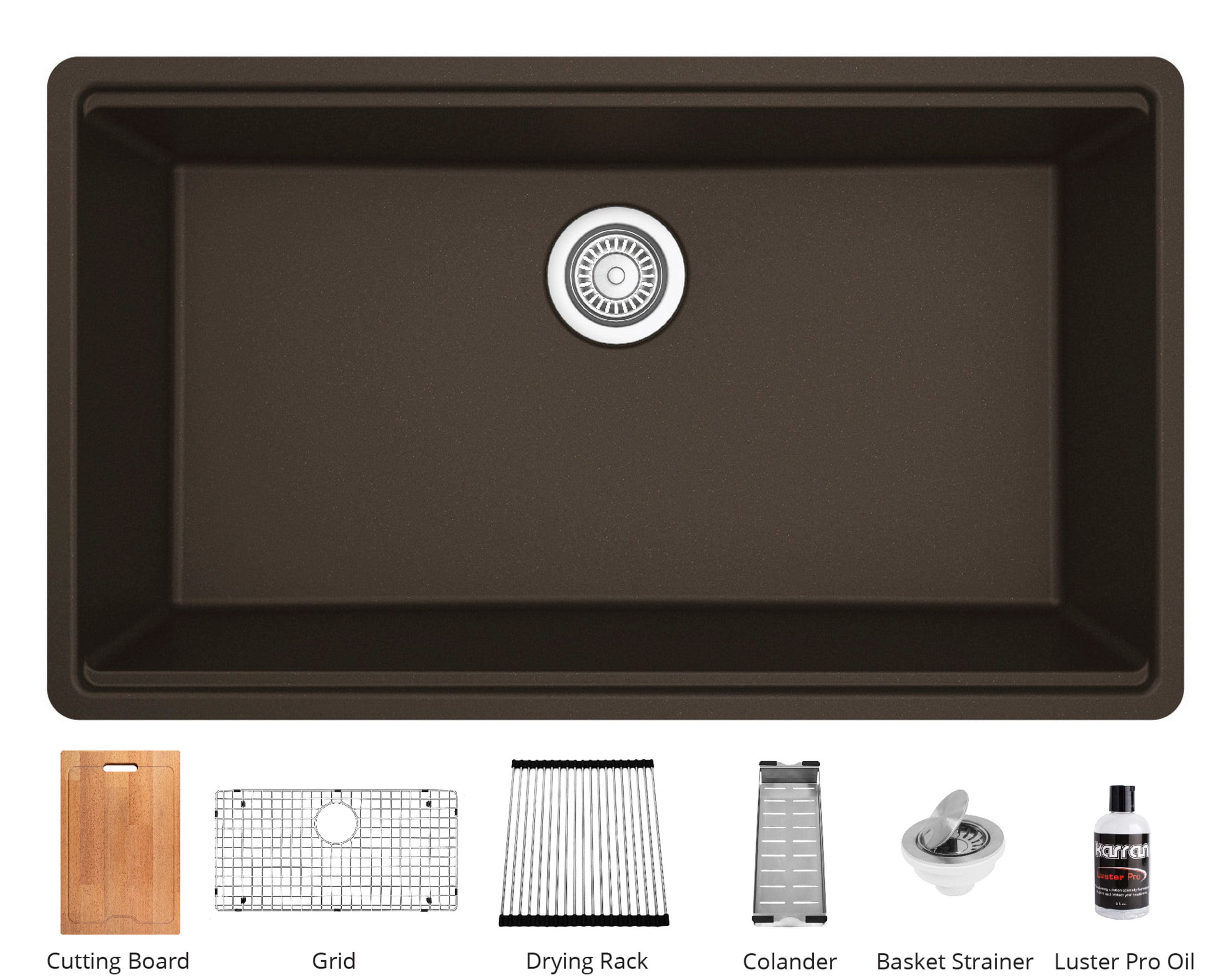 Karran QUWS-875-BR Kitchen-Sinks - View #3