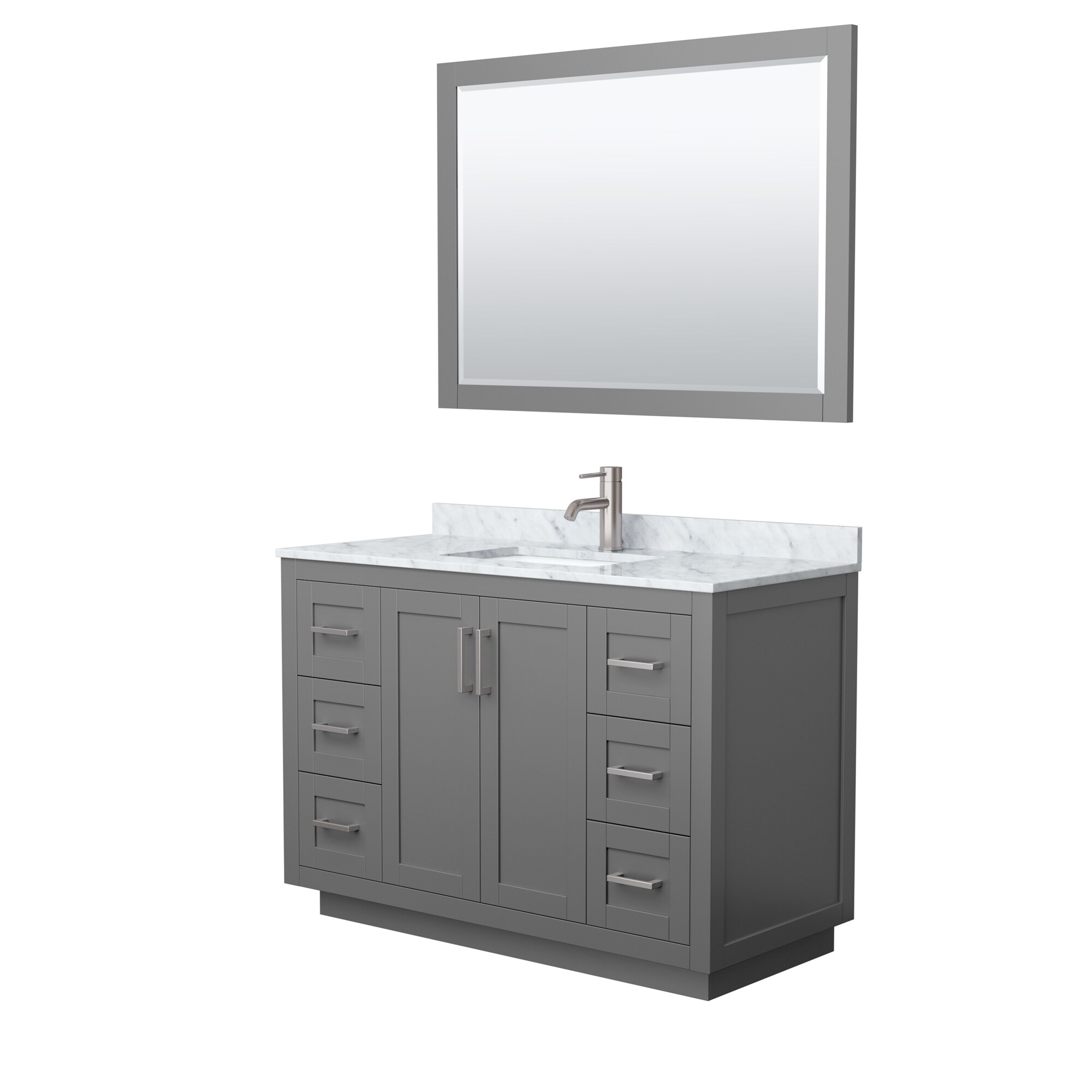 Wyndham Collection WCF292948SKGCMUNSM46 Bath-Vanity-Combo - View #2