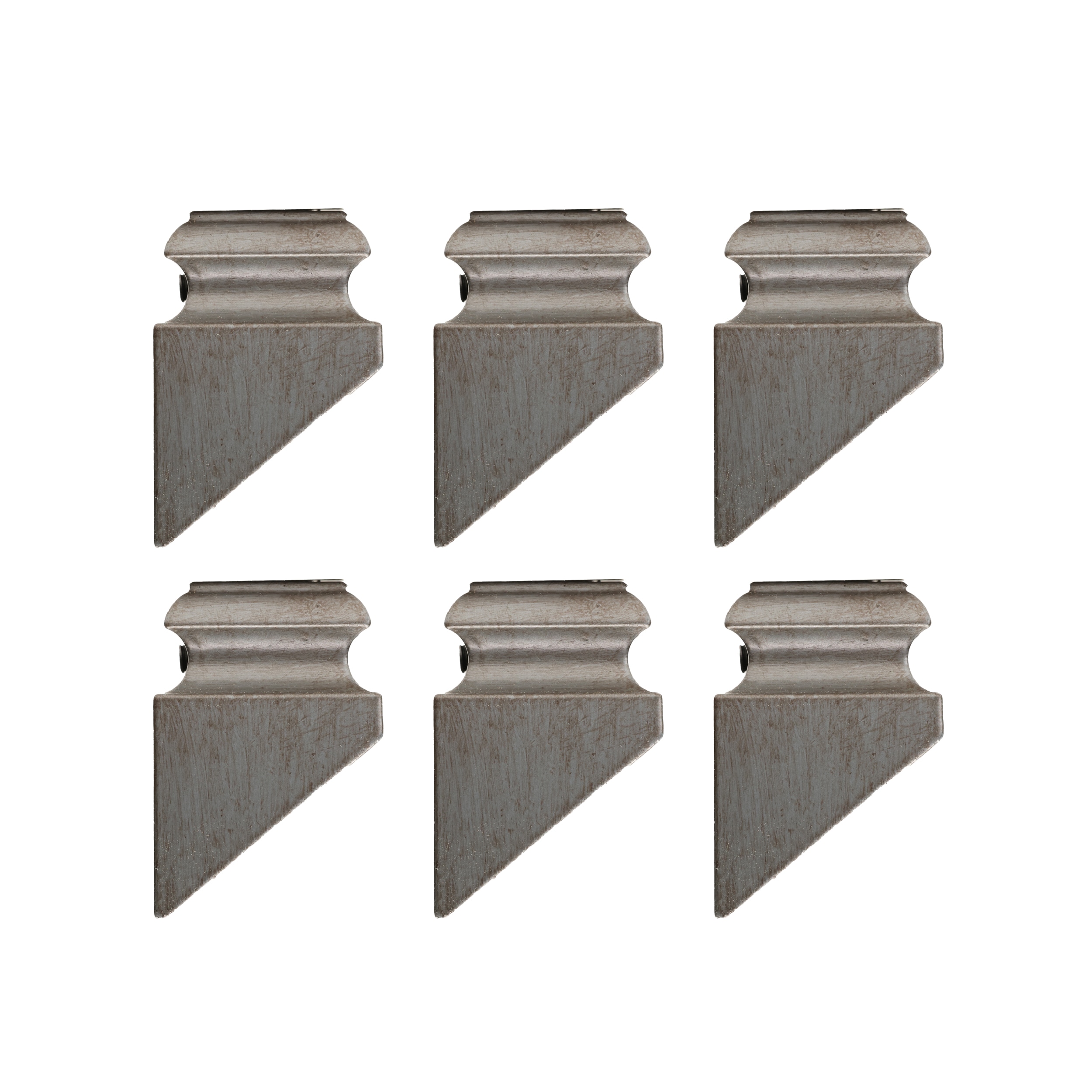 RELIABILT WGSH904NKL 1.875-in x 1.3125-in Nickel Aluminum Square Stair Baluster Shoe (6-Pack)