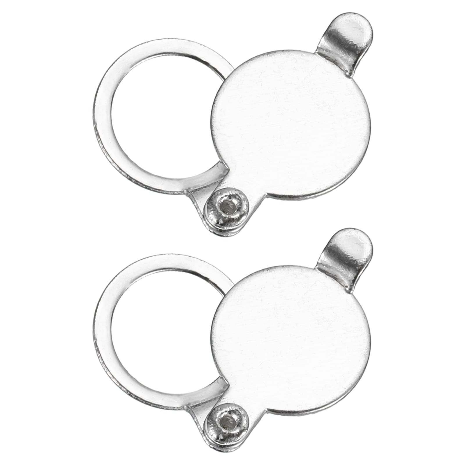 PATIKIL 1/2inch Peephole Cover Door Peephole Protector Privacy Door Viewer Cover for Home Security Apartment Hotel Bright Chrome 2pcs #S26032400UX5929