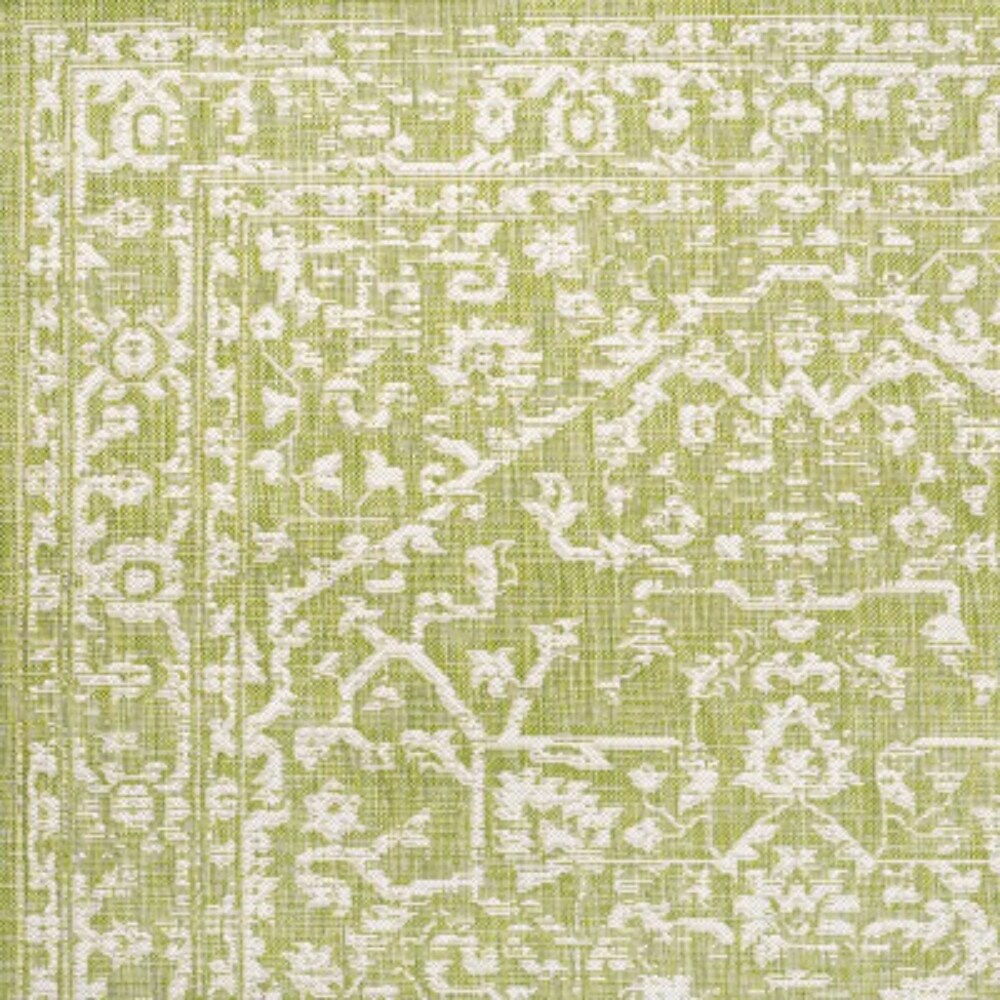 HRI Supreme Mamlouk JM-10 Green/Blue Closeout Area Rug