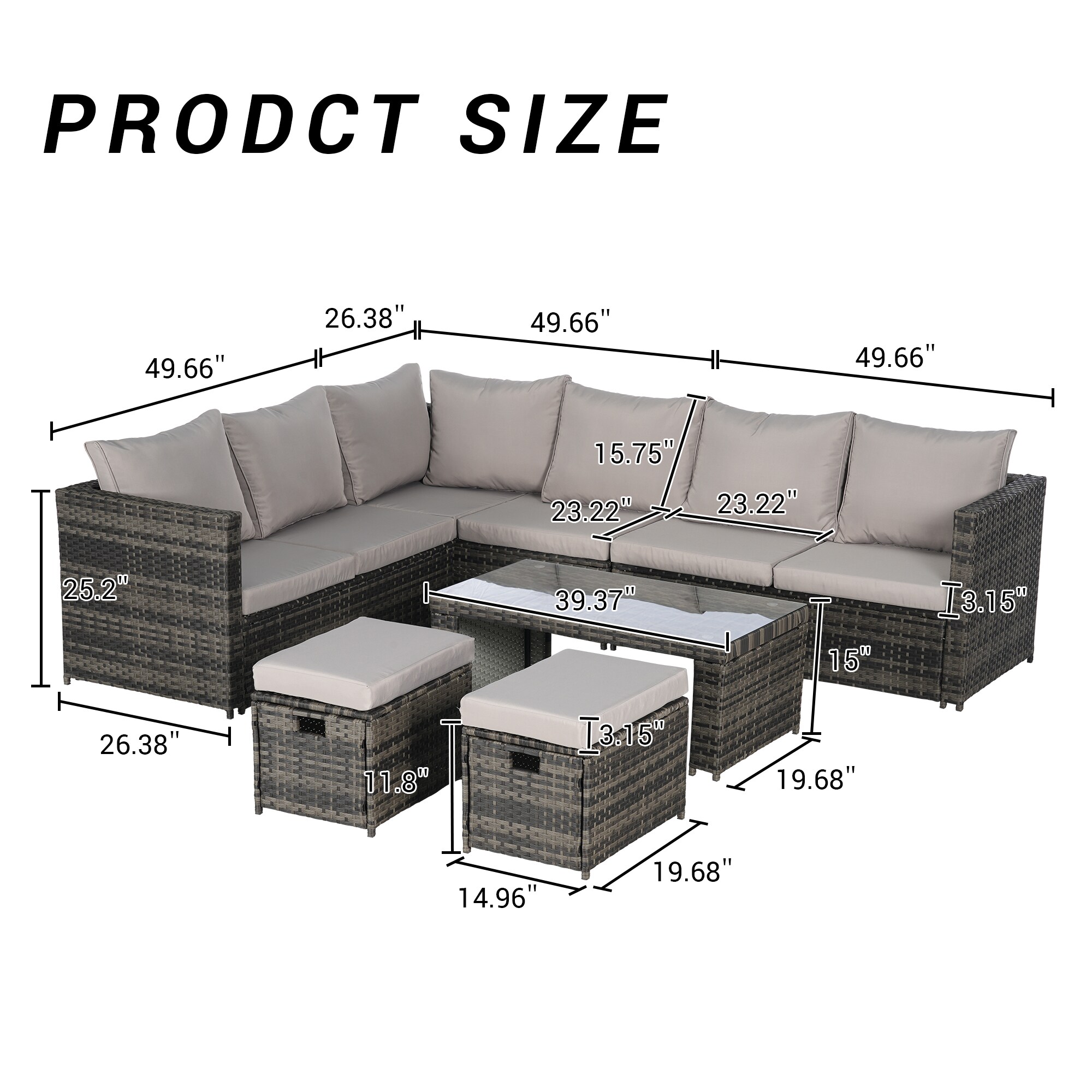 CASAINC BH-068AAA Patio-Conversation-Sets - View #3