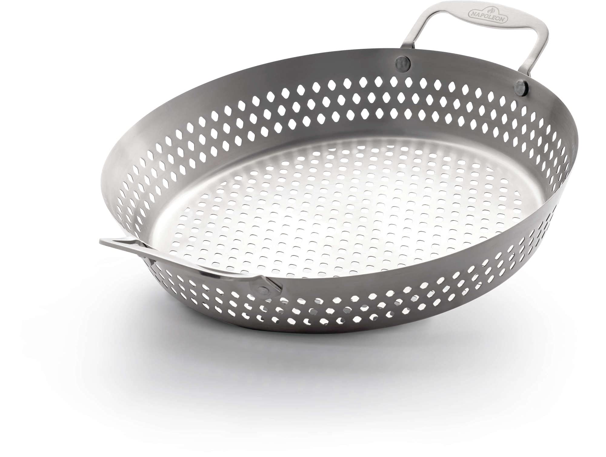 NAPOLEON 56027 Stainless Steel Grilling Wok 12.75 x 12.75 x 2 #56027