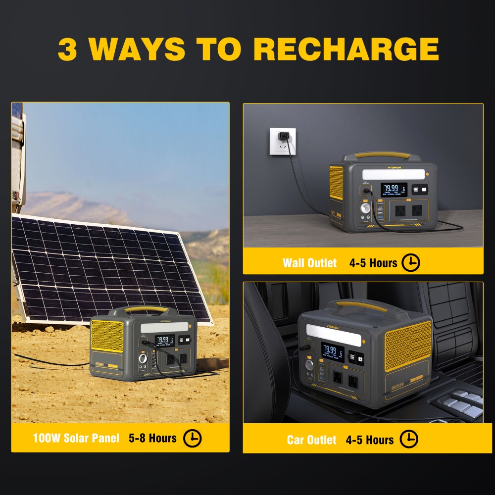 VTOMAN JUMP 600X Solar-Generators - View #3