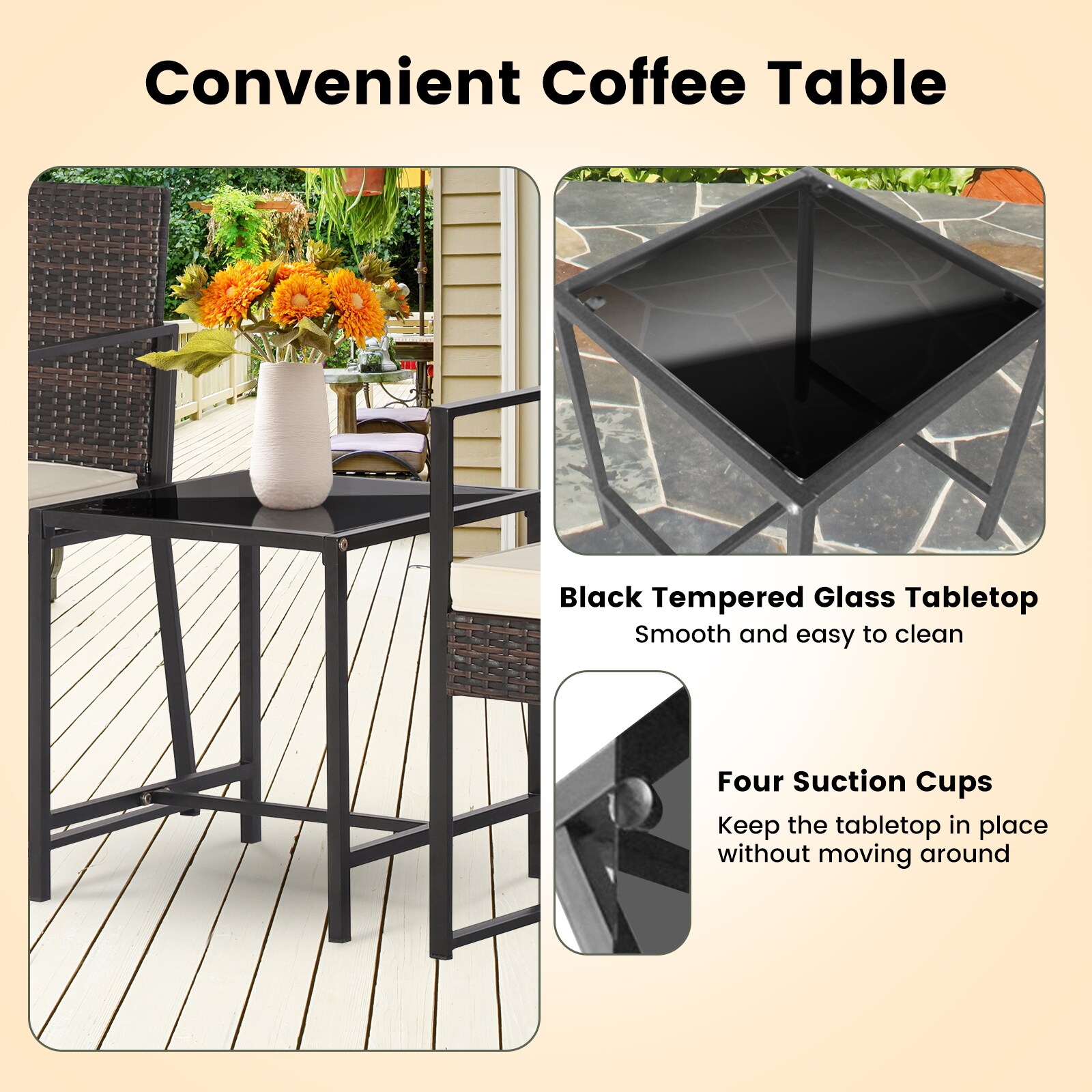 Volenca VOL-G6B8YC Patio-Conversation-Sets - View #4