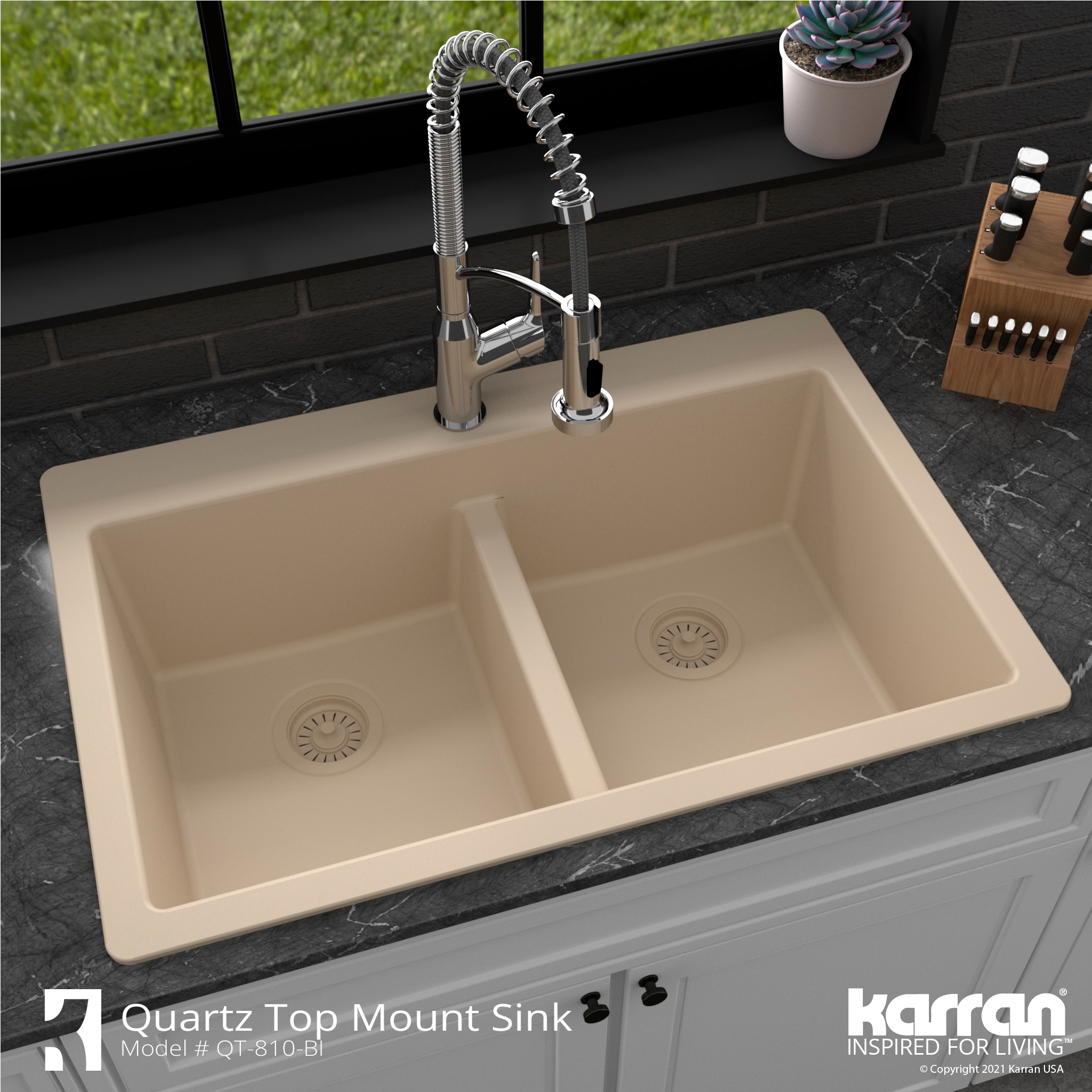 Karran QT-810-BI Kitchen-Sinks - View #6