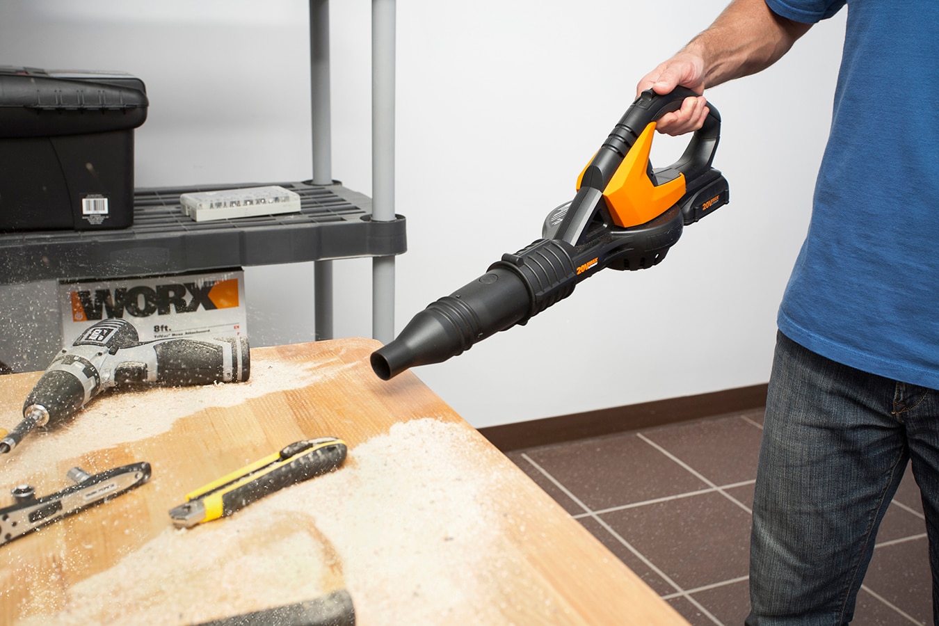 WORX 24 Volt 120 MPH Cordless Electric Leaf Blower at Lowes