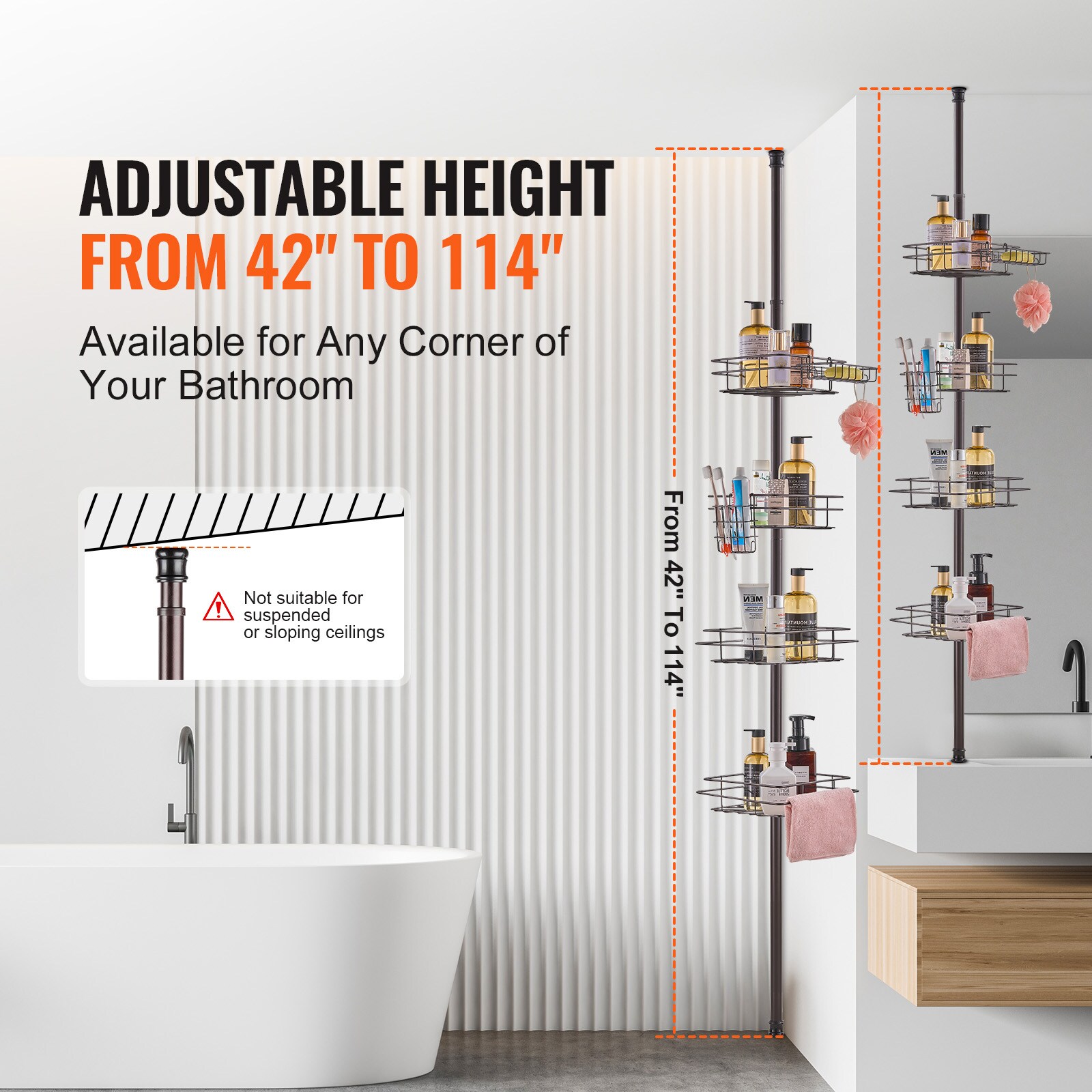 GIVIMO LW102GIVSS3178 Bathroom-Shelves - View #2