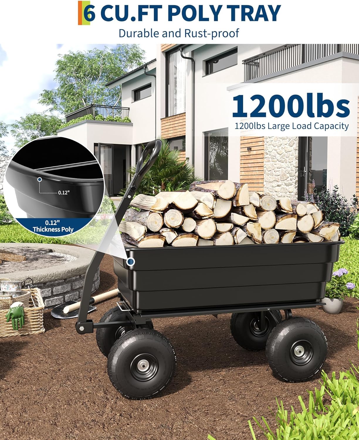 Garvee LYU01PHO-34SGXJ2P Dump-Cart - View #6