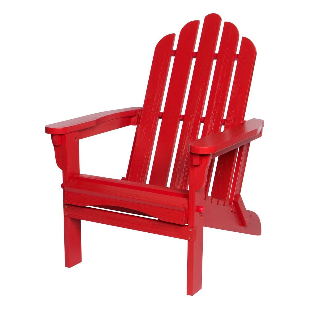 red folding patio chairs