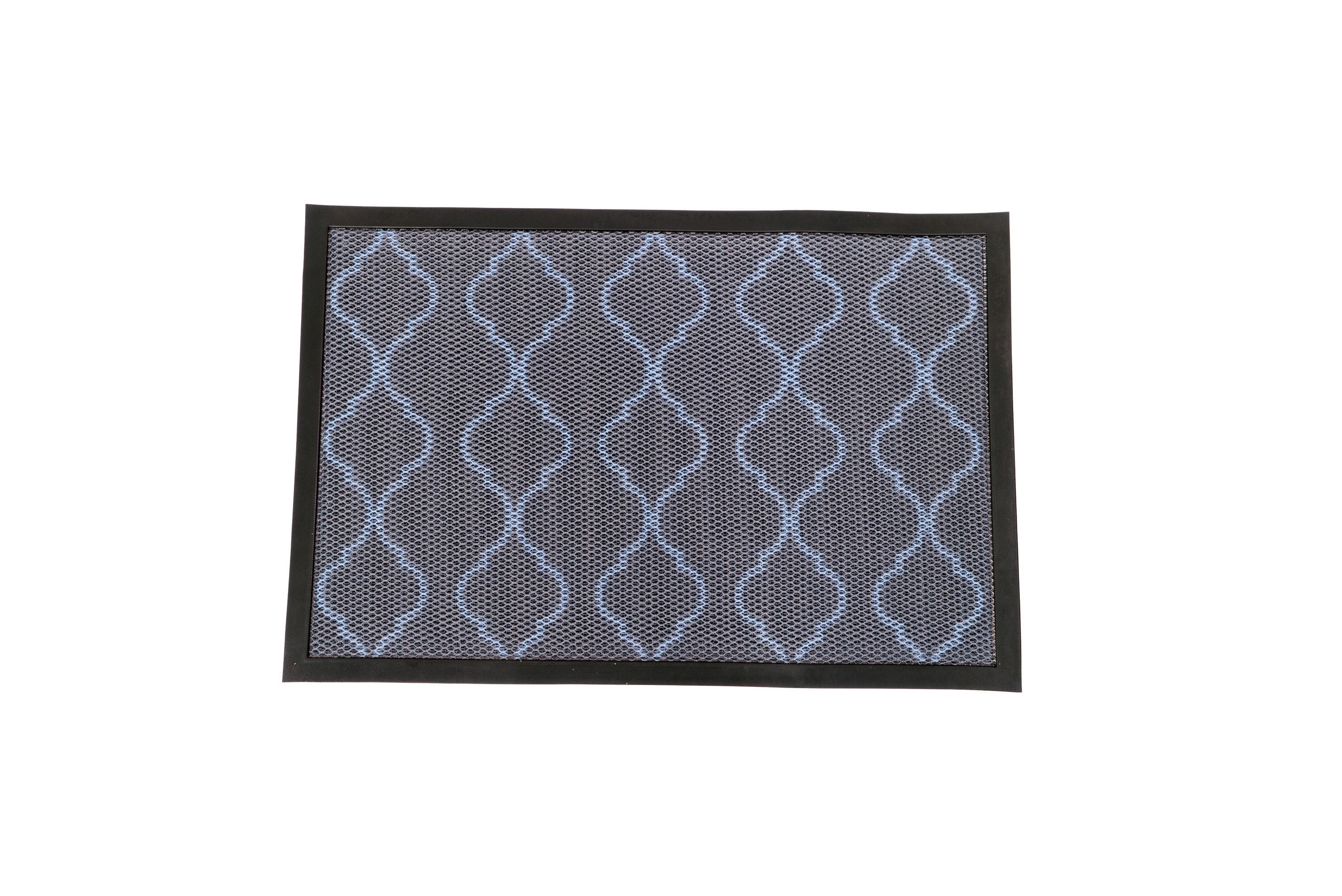 Yeiser Research & Development LG8019BE 24-in x 36-in Blue Rubber Non-Slip Grip Indoor or outdoor Door Mat