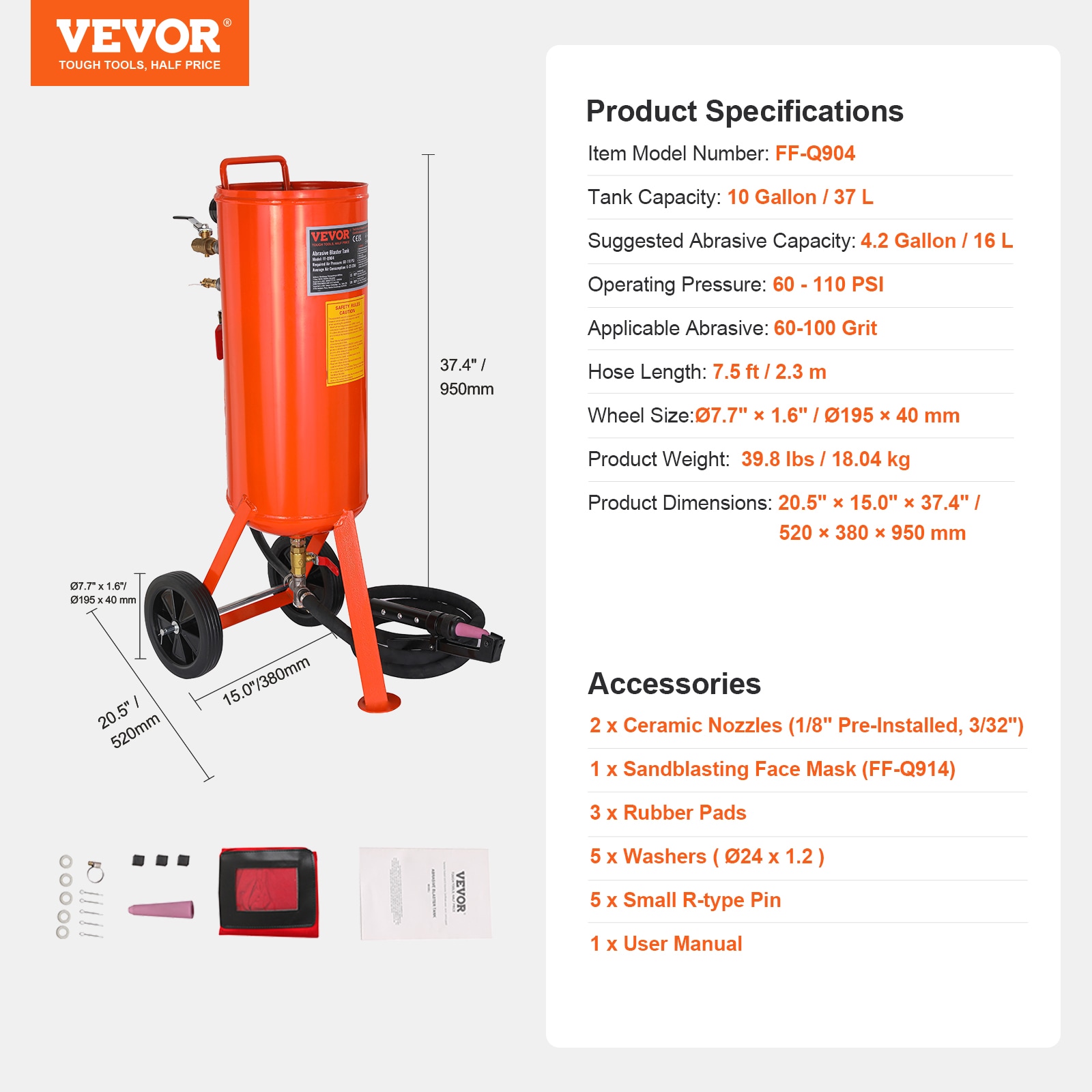 VEVOR PSG10JL6125PCA4TFV0 Media-Blaster-Cabinets - View #8
