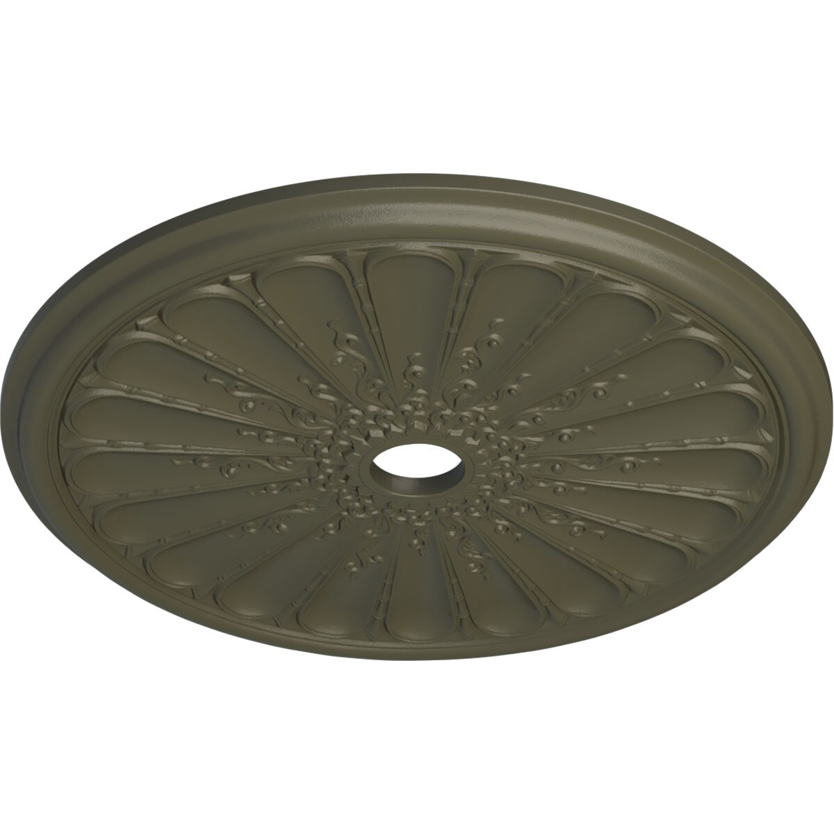 Ekena Millwork CM31KIWHF Ceiling-Medallions - View #2
