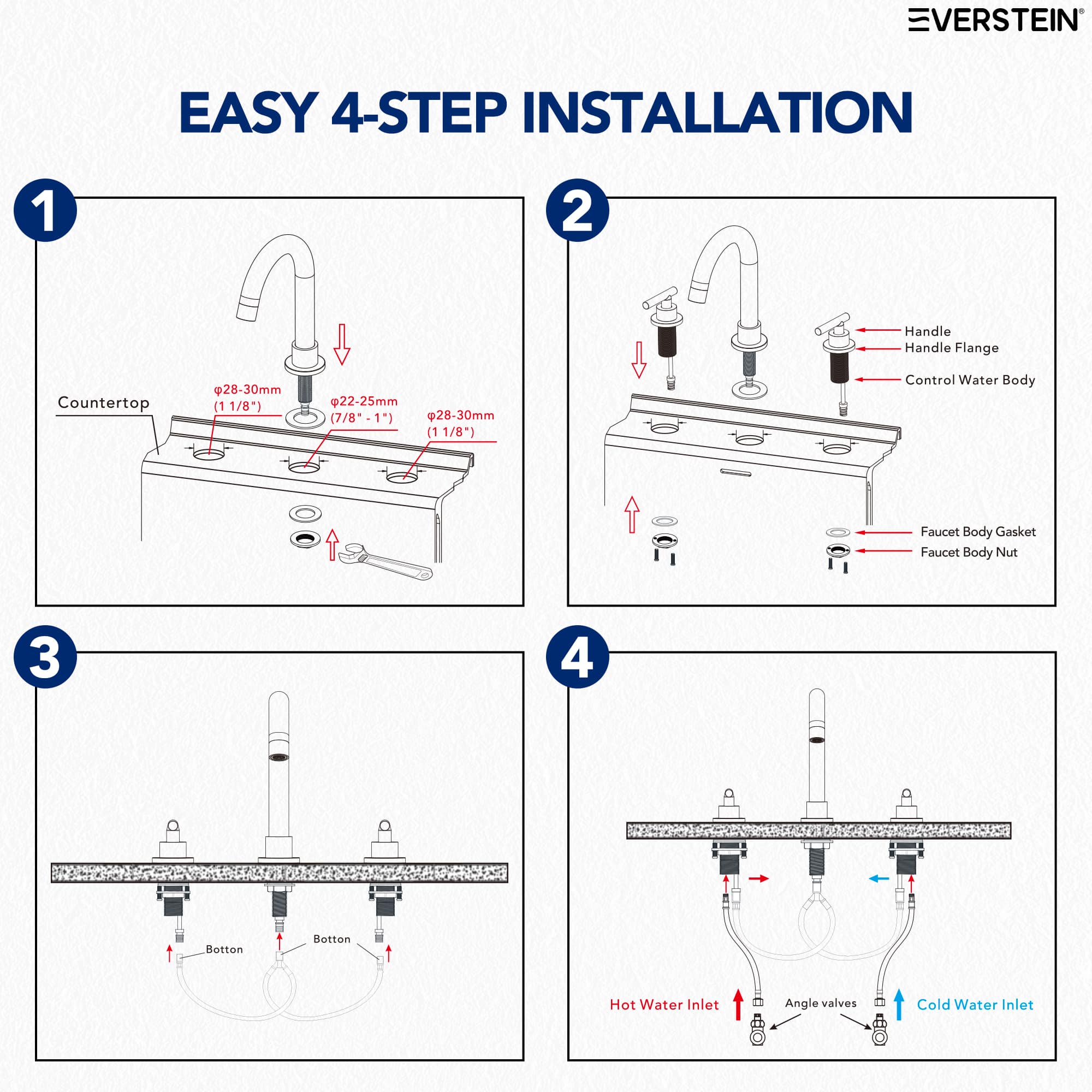 EVERSTEIN SFS-1112-NK Lavatory-Faucets - View #12